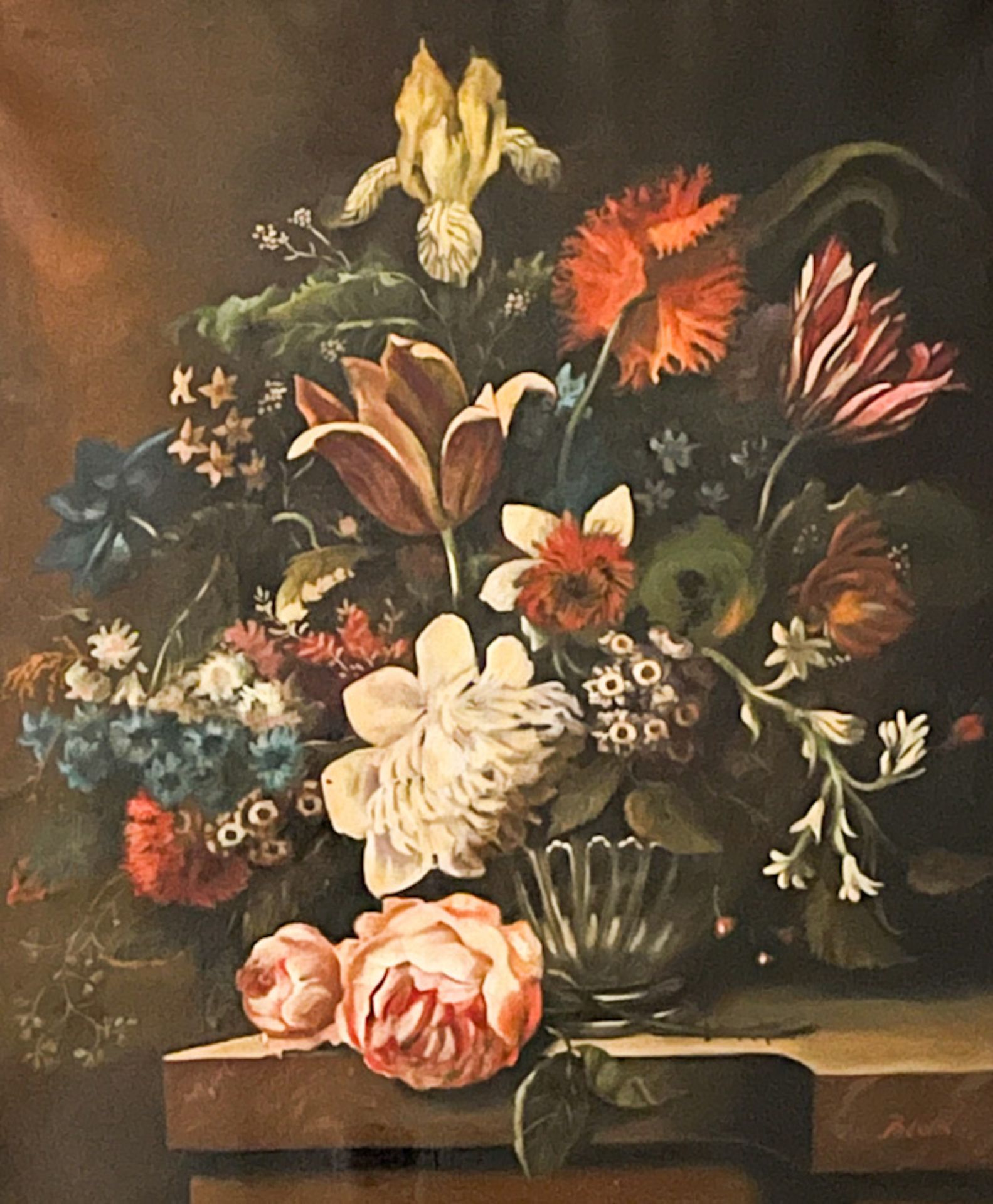 Gemälde "Blumenstilleben" - Image 2 of 4