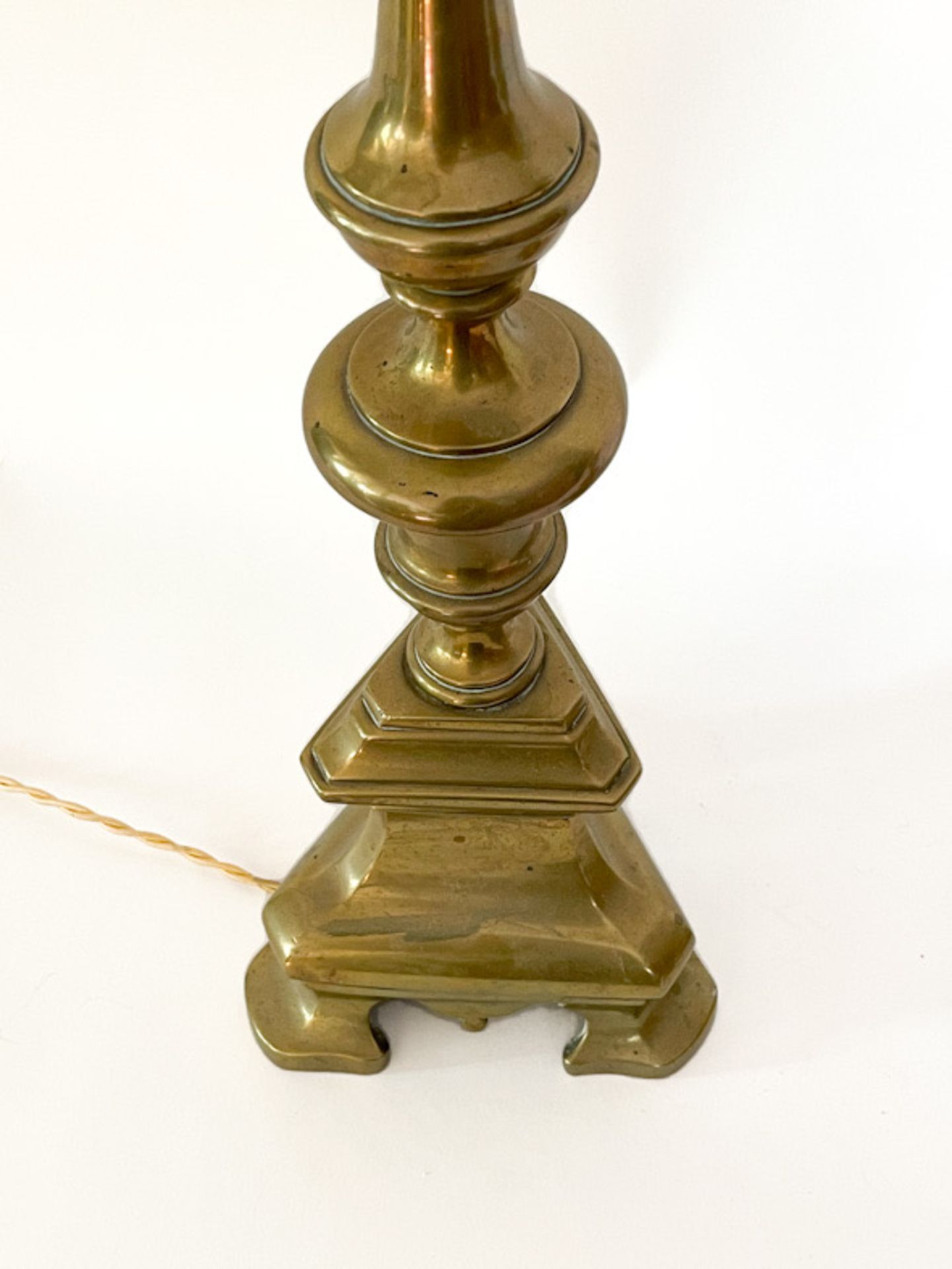 Paar Bronze Kerzenständer - Image 4 of 6