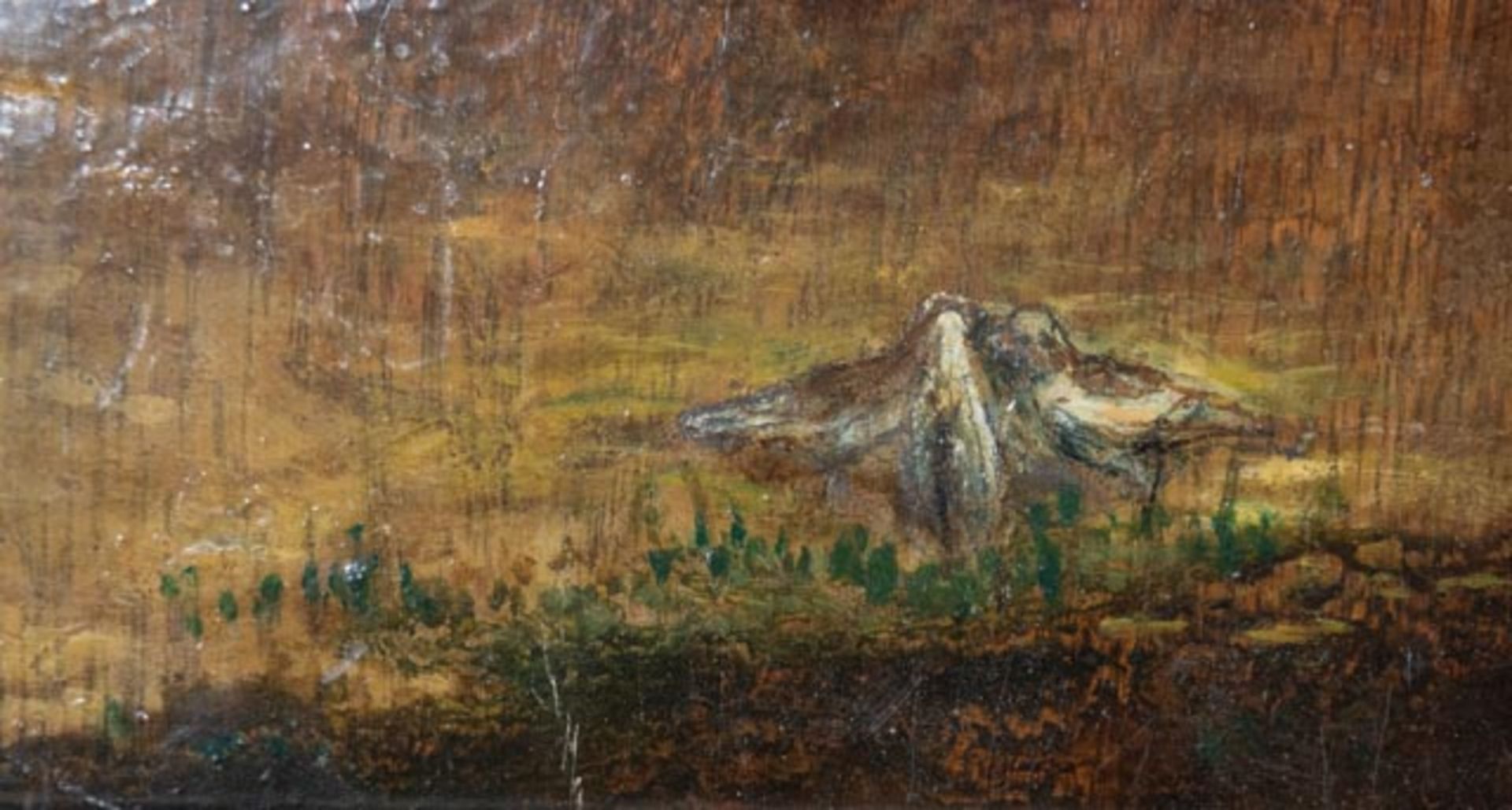 Gemälde "Frauen beim Taubenfüttern" - Image 5 of 7