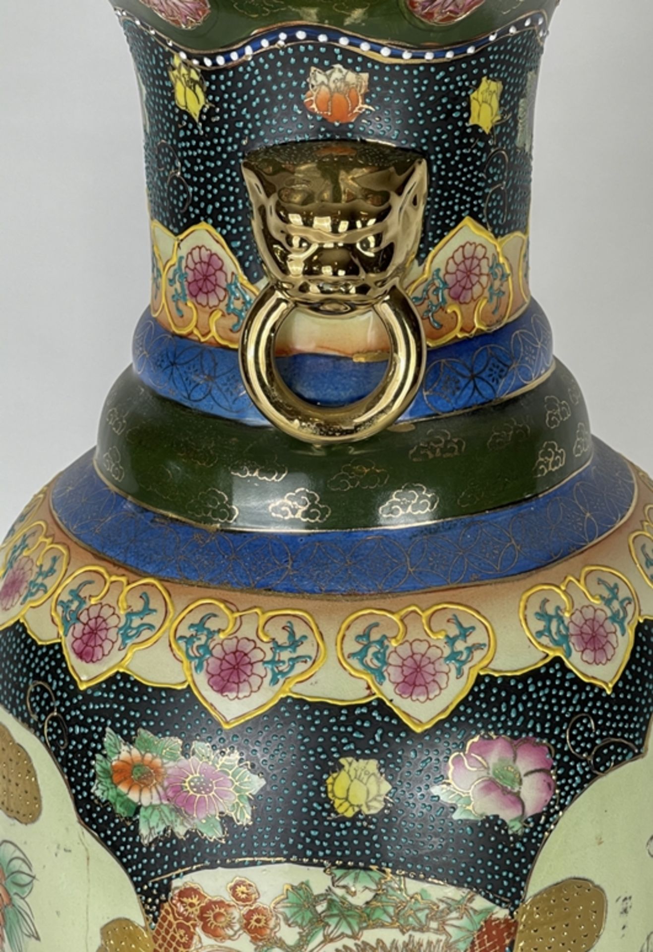 Prunkvolle chinesische Bodenvase - Image 3 of 4