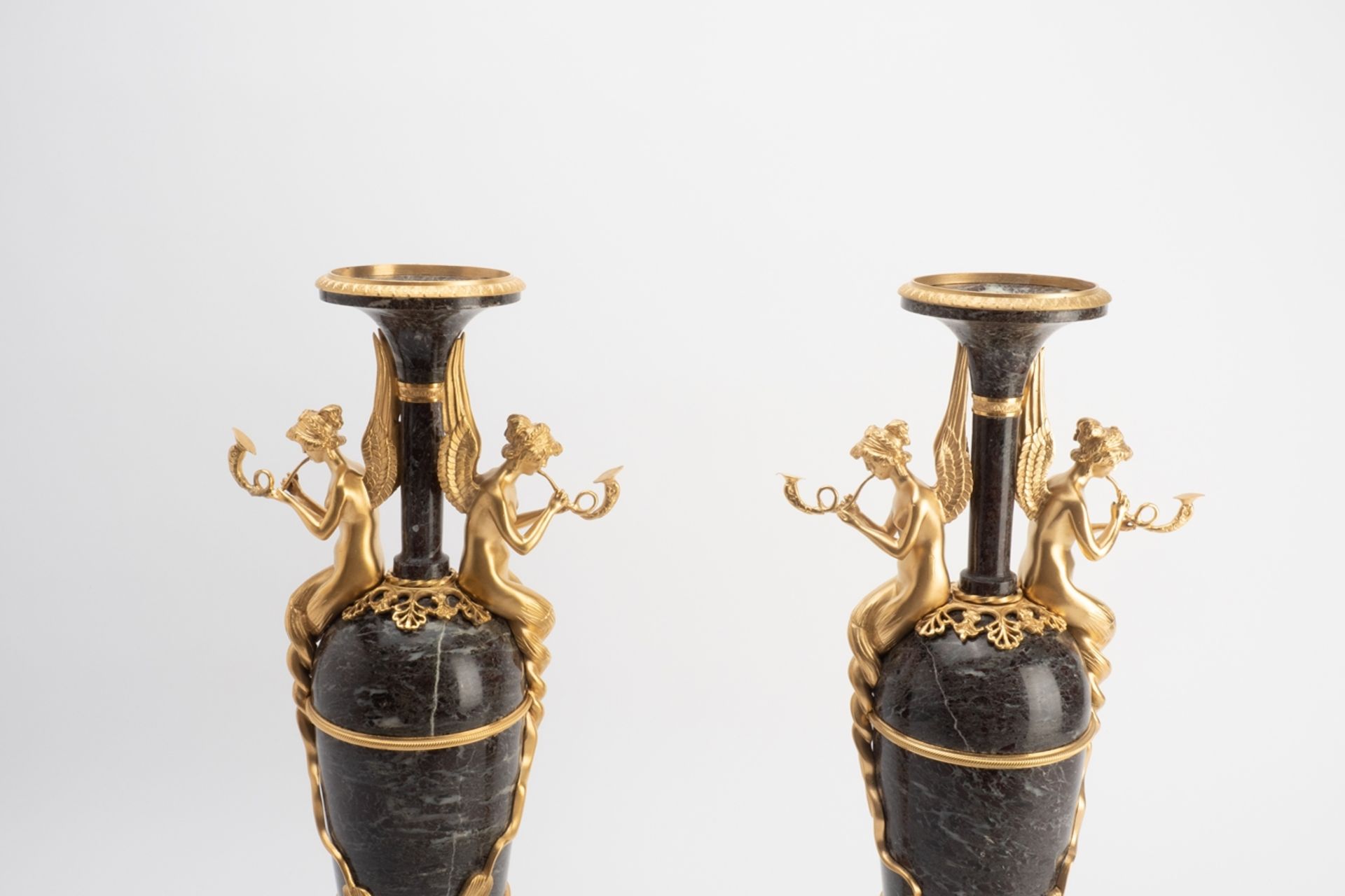Feinste Empire Prunk Ziervasen | Empire ornate decorative vase - Bild 6 aus 12
