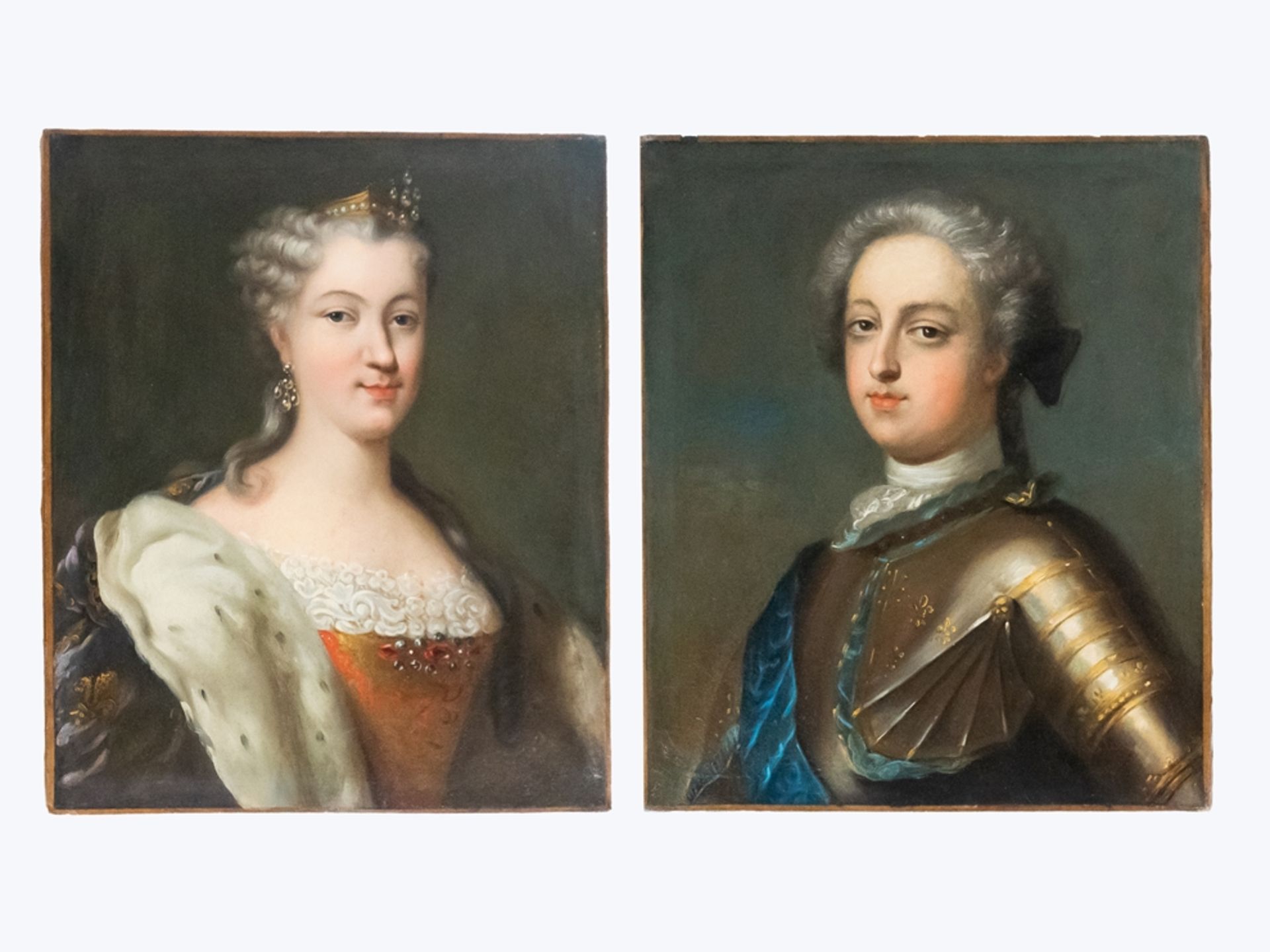 Ludwig XV. (1710 - 1774) und Maria Leszczynska (1703 - 1768)