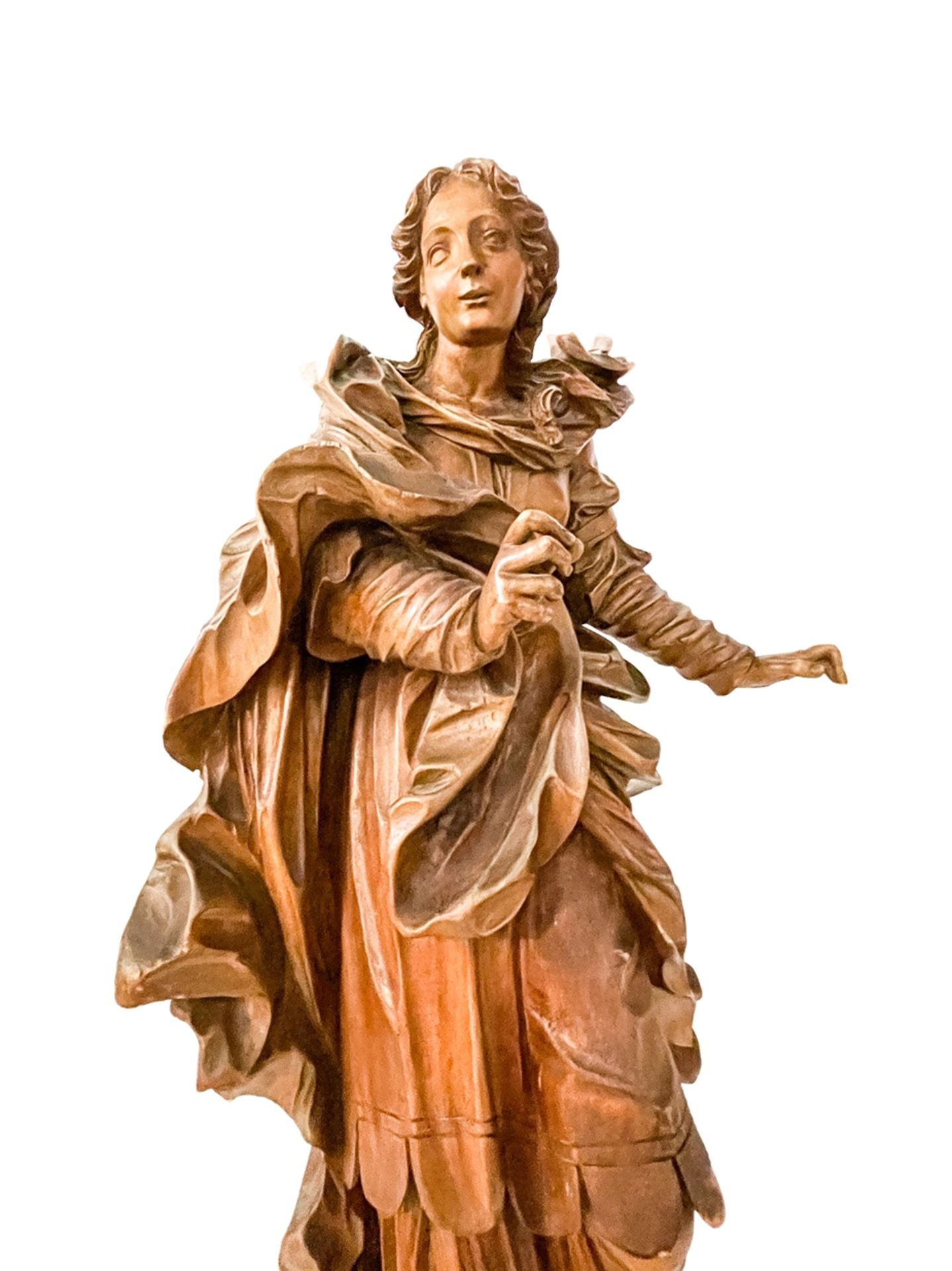 Meisterstück "Geschnitzte Damenfigur mit geschwungenem Umhang" - Bild 7 aus 7