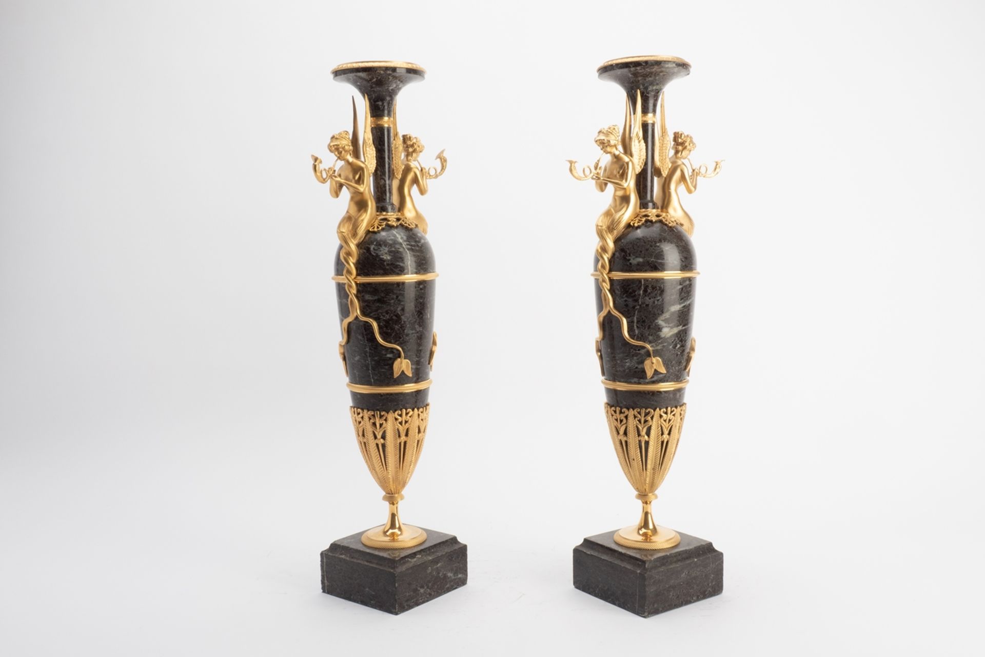Feinste Empire Prunk Ziervasen | Empire ornate decorative vase - Bild 3 aus 12