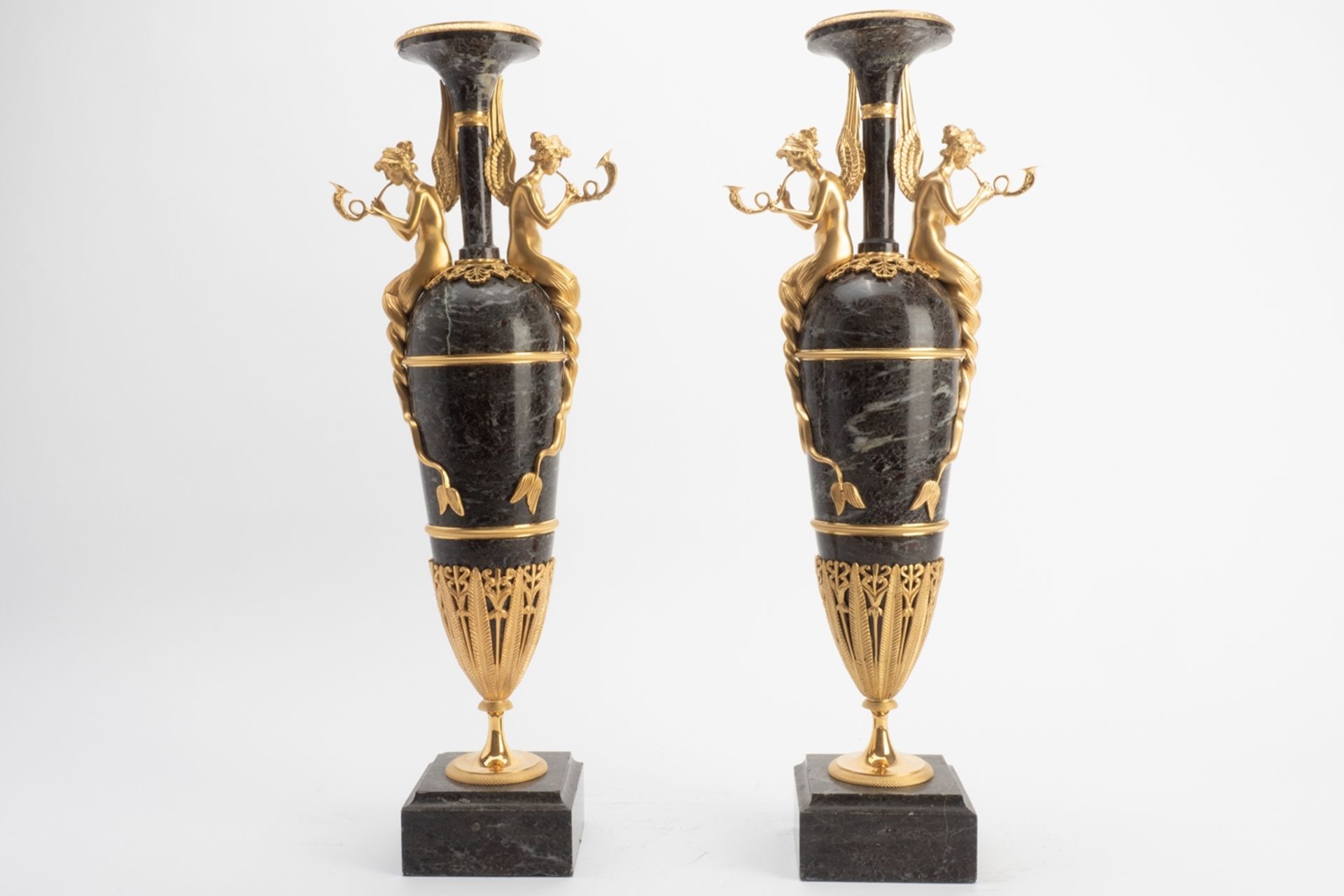 Feinste Empire Prunk Ziervasen | Empire ornate decorative vase - Bild 2 aus 12