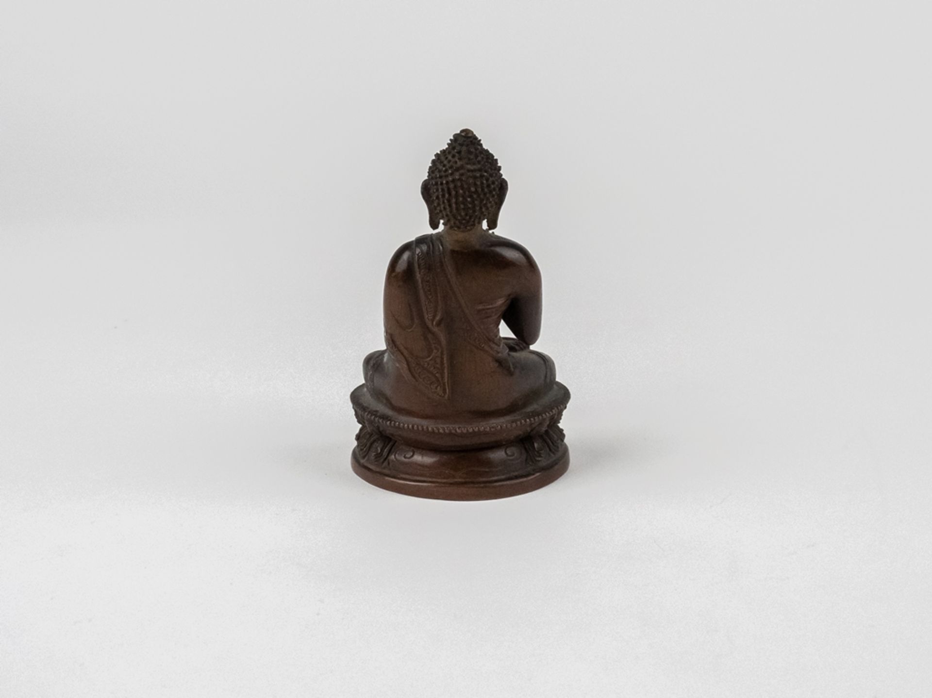 Alter kleiner Bronze Buddha - Image 4 of 6