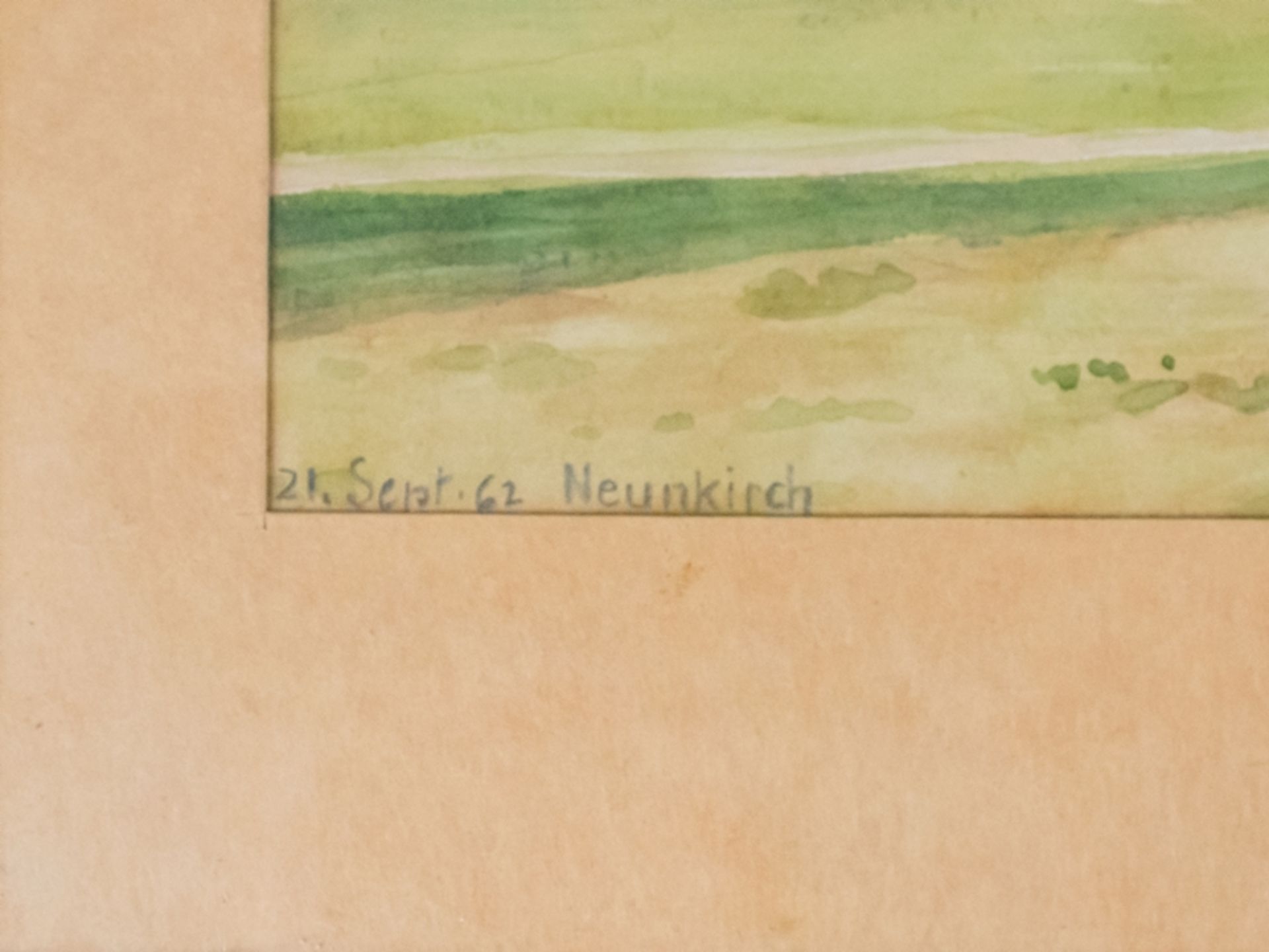 Aquarell "Neunkirch/Schweiz" - Bild 5 aus 6