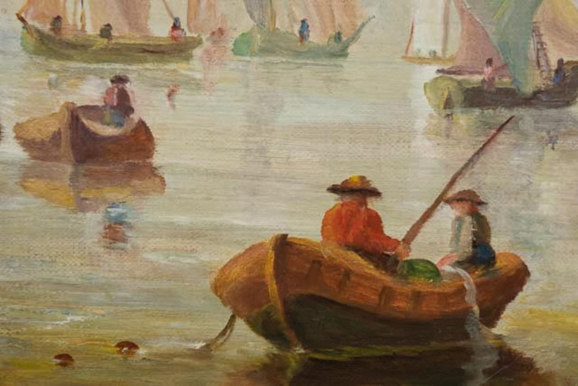 Gemälde "Schiffe auf dem Meer" - Bild 5 aus 9