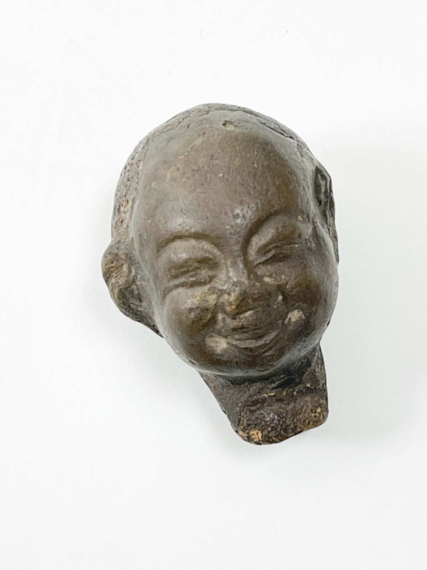 Kleiner geschnitzter Buddha/Chinese - Image 6 of 8