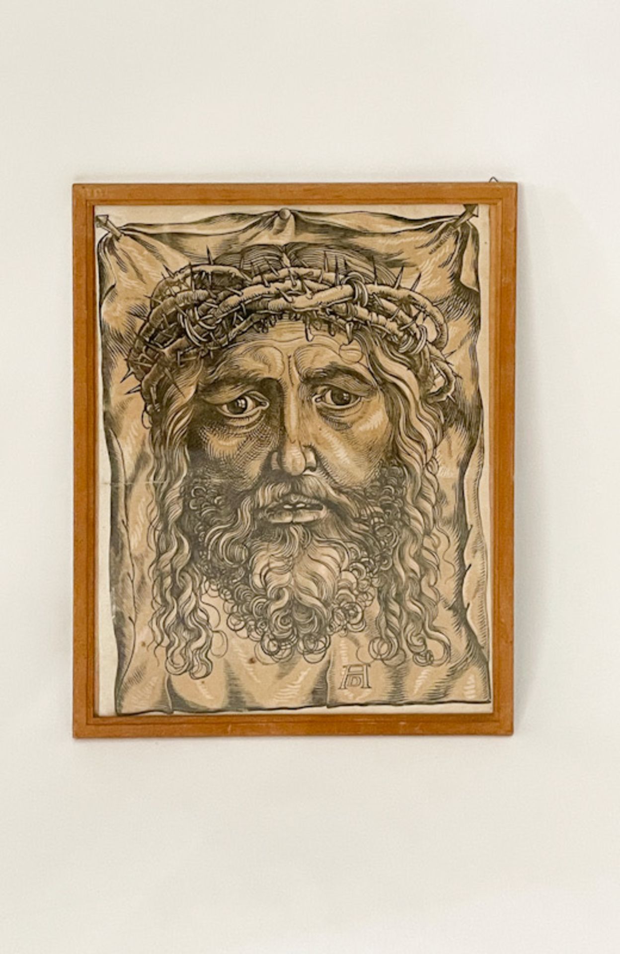 Holzschnitt "Christus Antlitz"