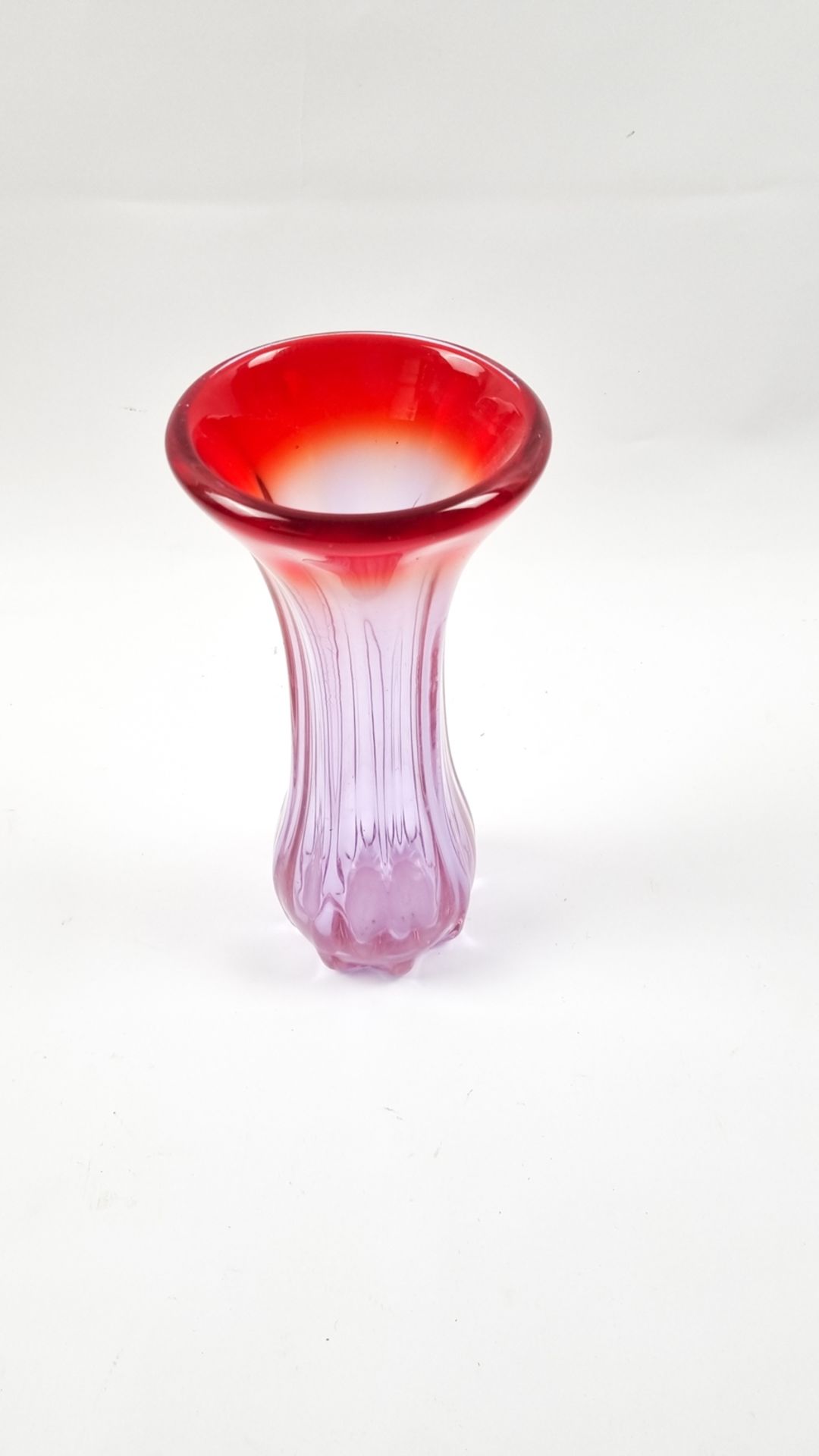 Große rote Murano Vase - Image 2 of 4