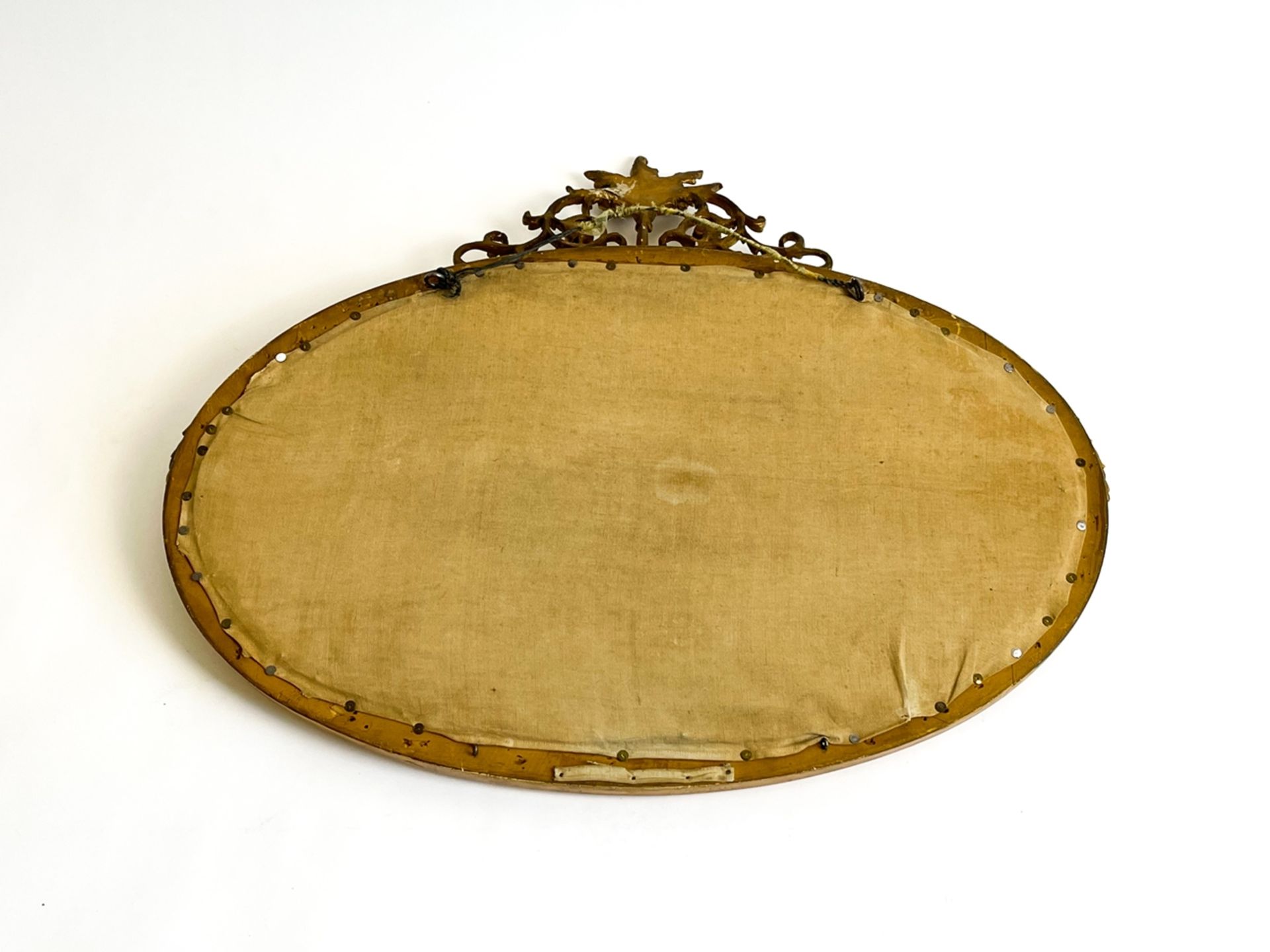 Goldener Ovaler Prunkspiegel  - Bild 3 aus 3
