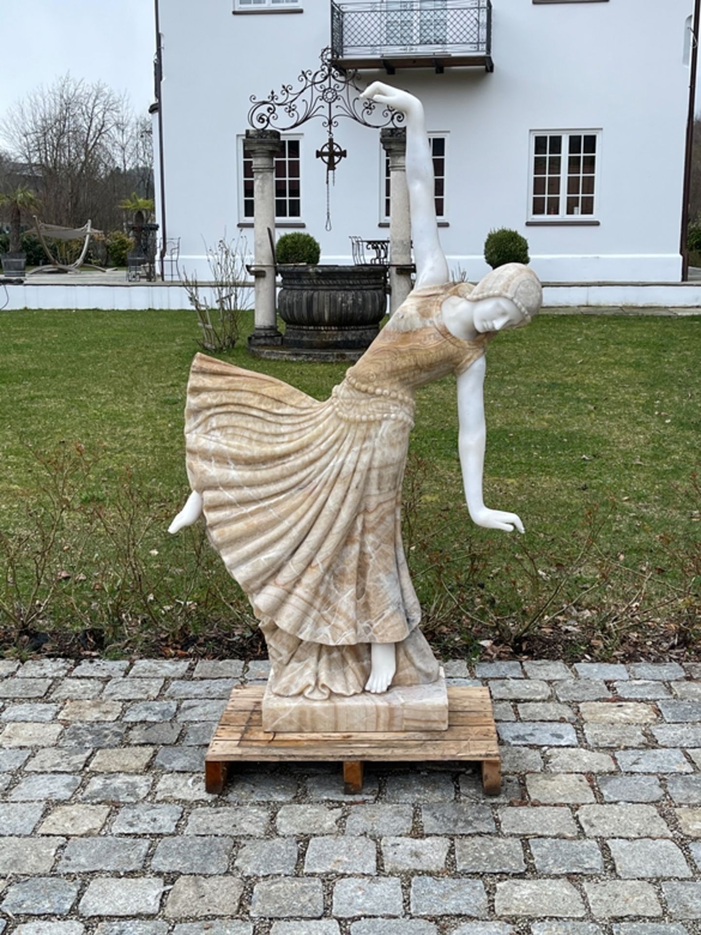 Marmor-Figur "Jugendstil Tänzerin"  - Bild 8 aus 8