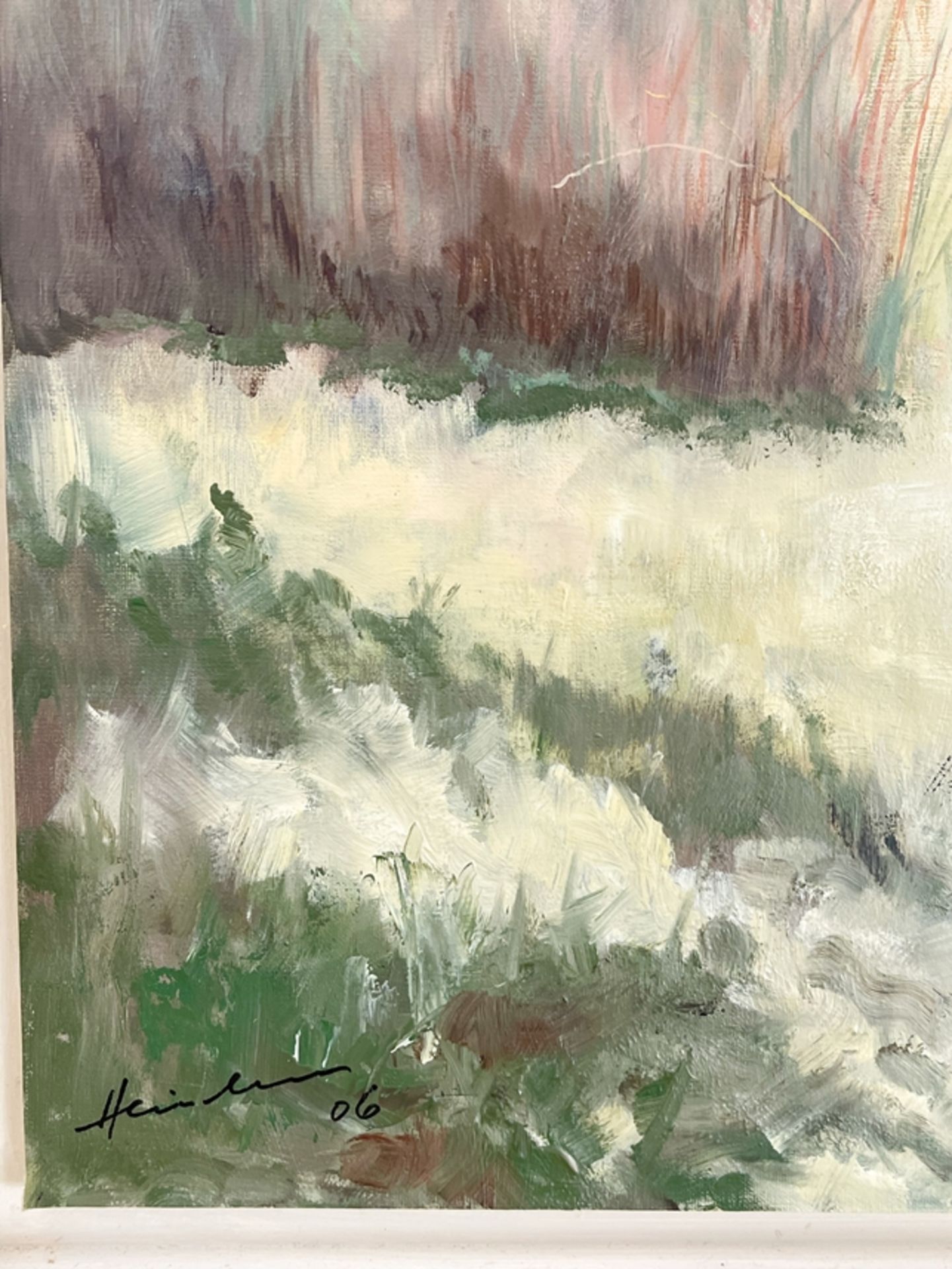 Gemälde "Badetag am Chiemsee/Fraueninsel" - Bild 4 aus 6