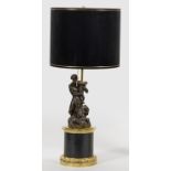 Große repräsentative Napoleon III-Skulpturenlampe