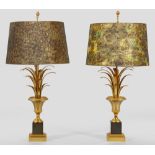 Zwei extravagante Tischlampen im Stil von Maison Jansen