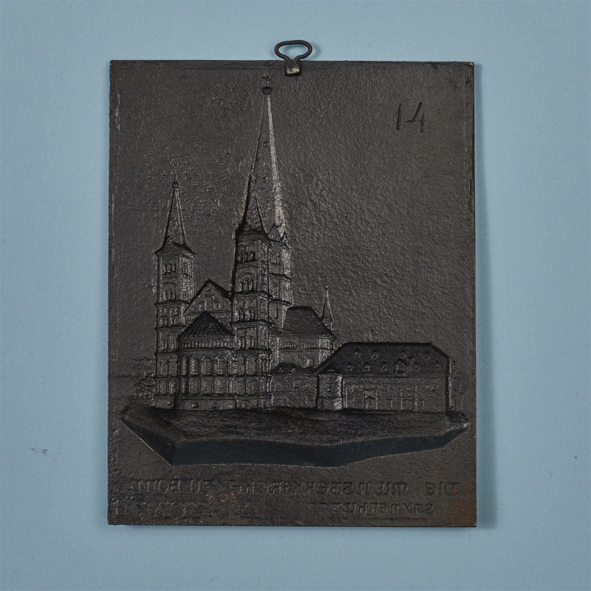 Neujahrsplakette "Die Muensterkirche zu Bonn" - Image 2 of 2