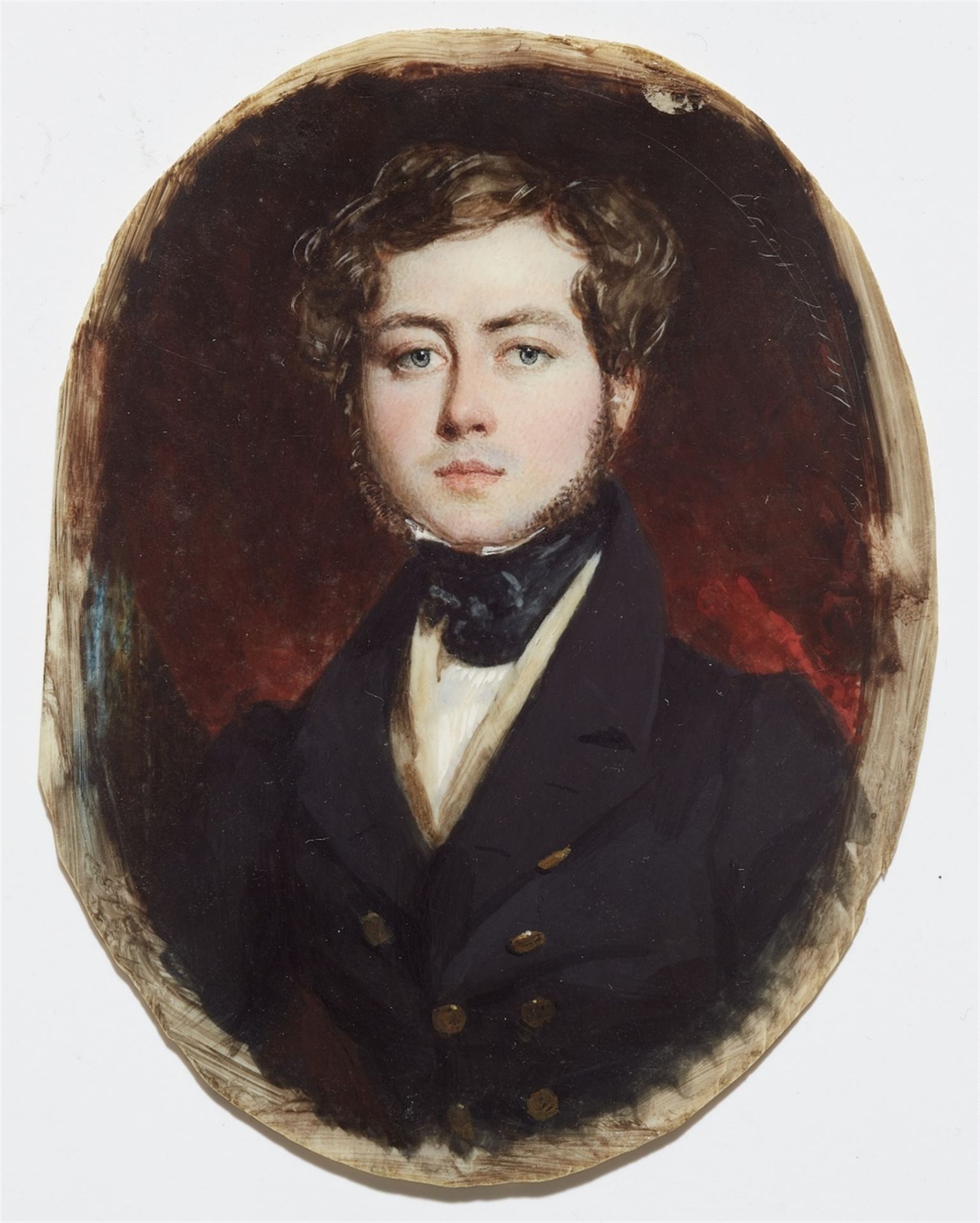 A portrait miniature of F.D. Massy-Dawson - Image 3 of 4