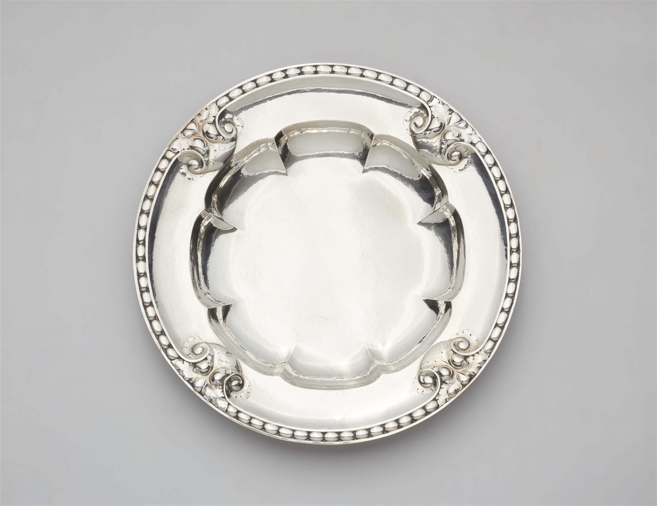 A Copenhagen silver fruit bowl by Georg Jensen, model no. 320