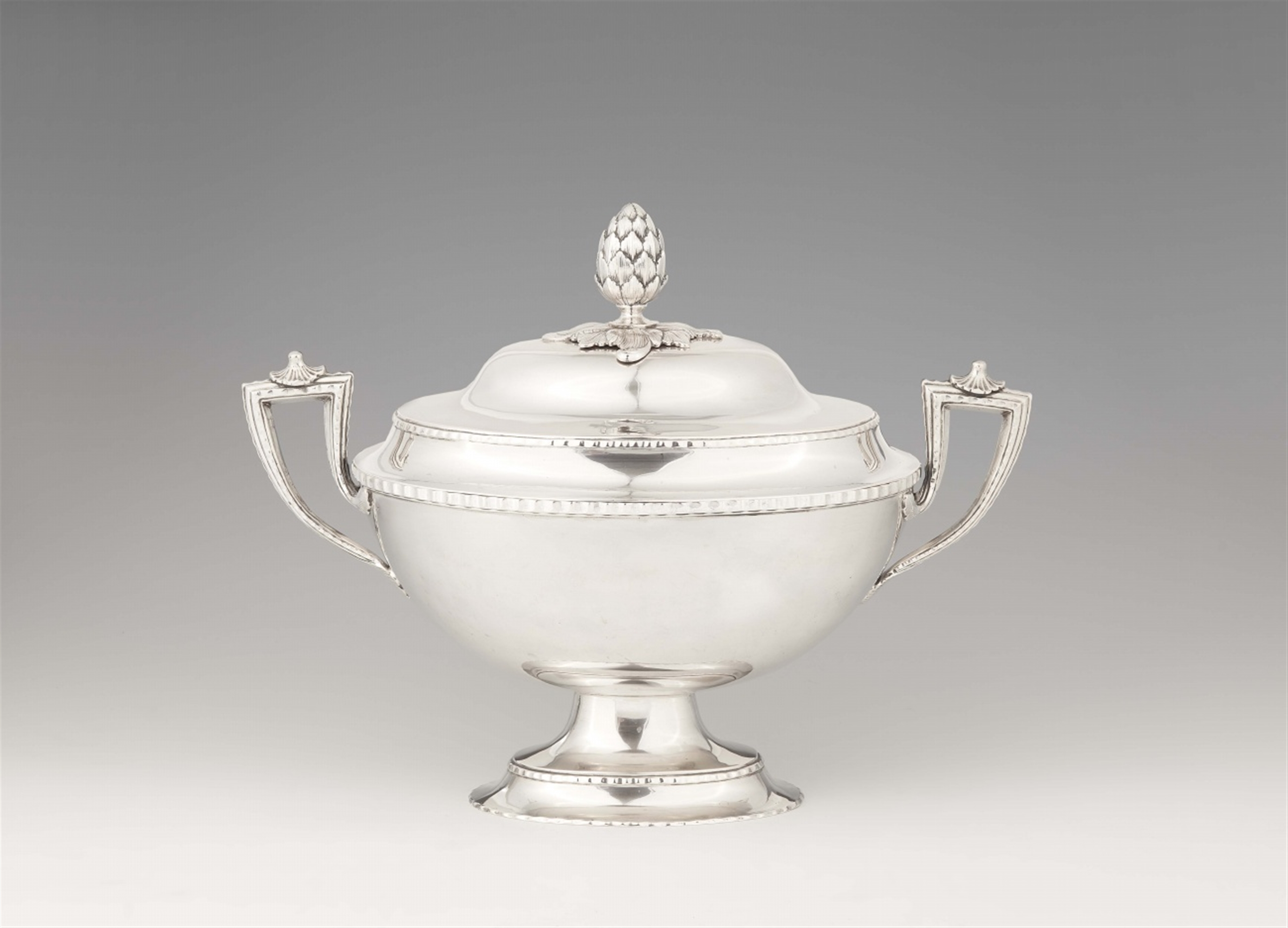 A large Breslau silver tureen