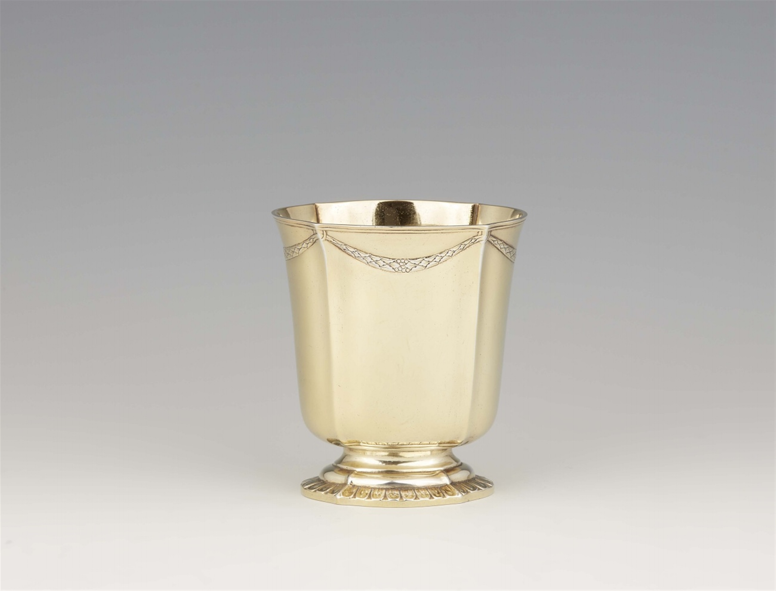 A Louis XVI Strasbourg silver beaker