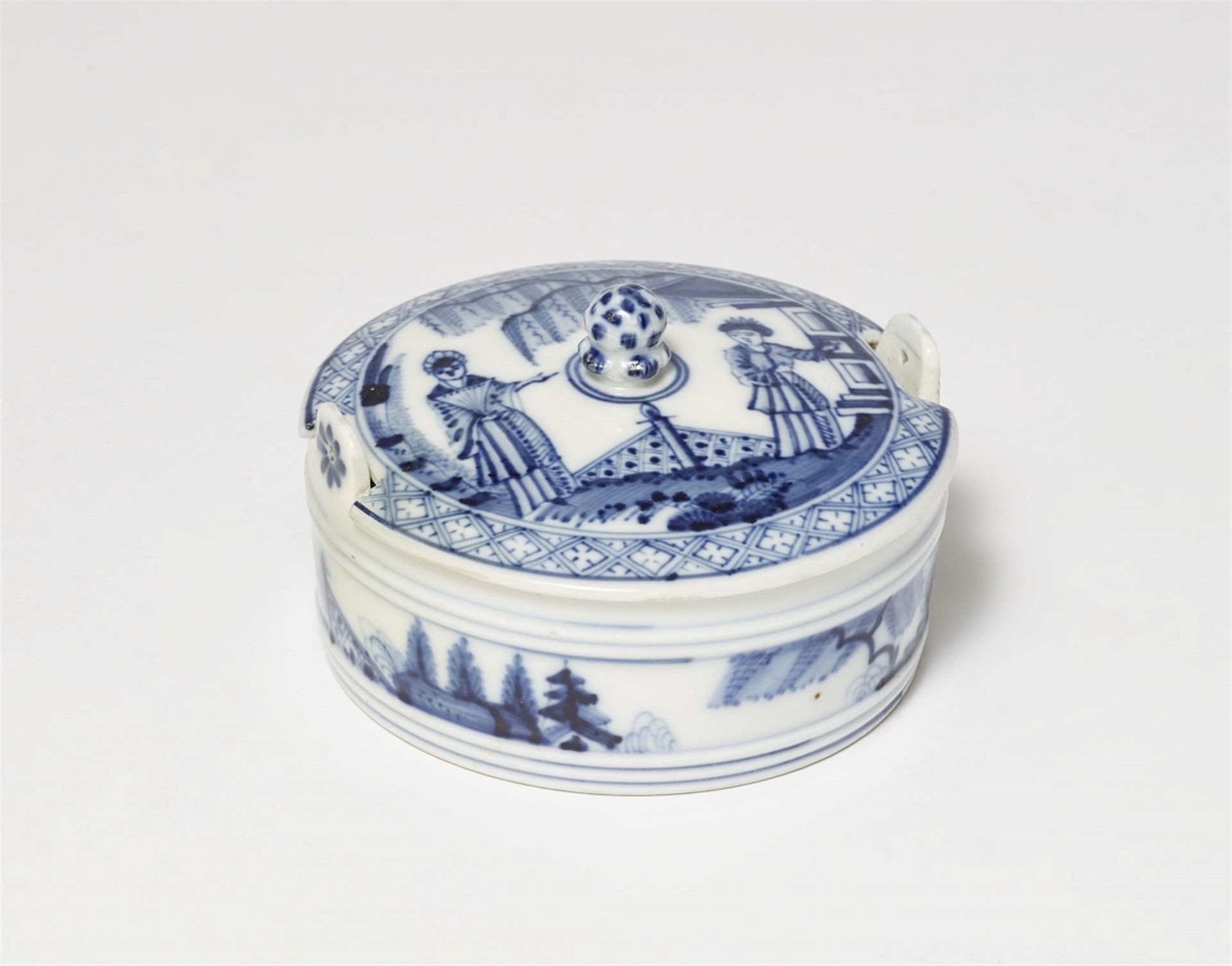 Butterdose mit Chinoiserie