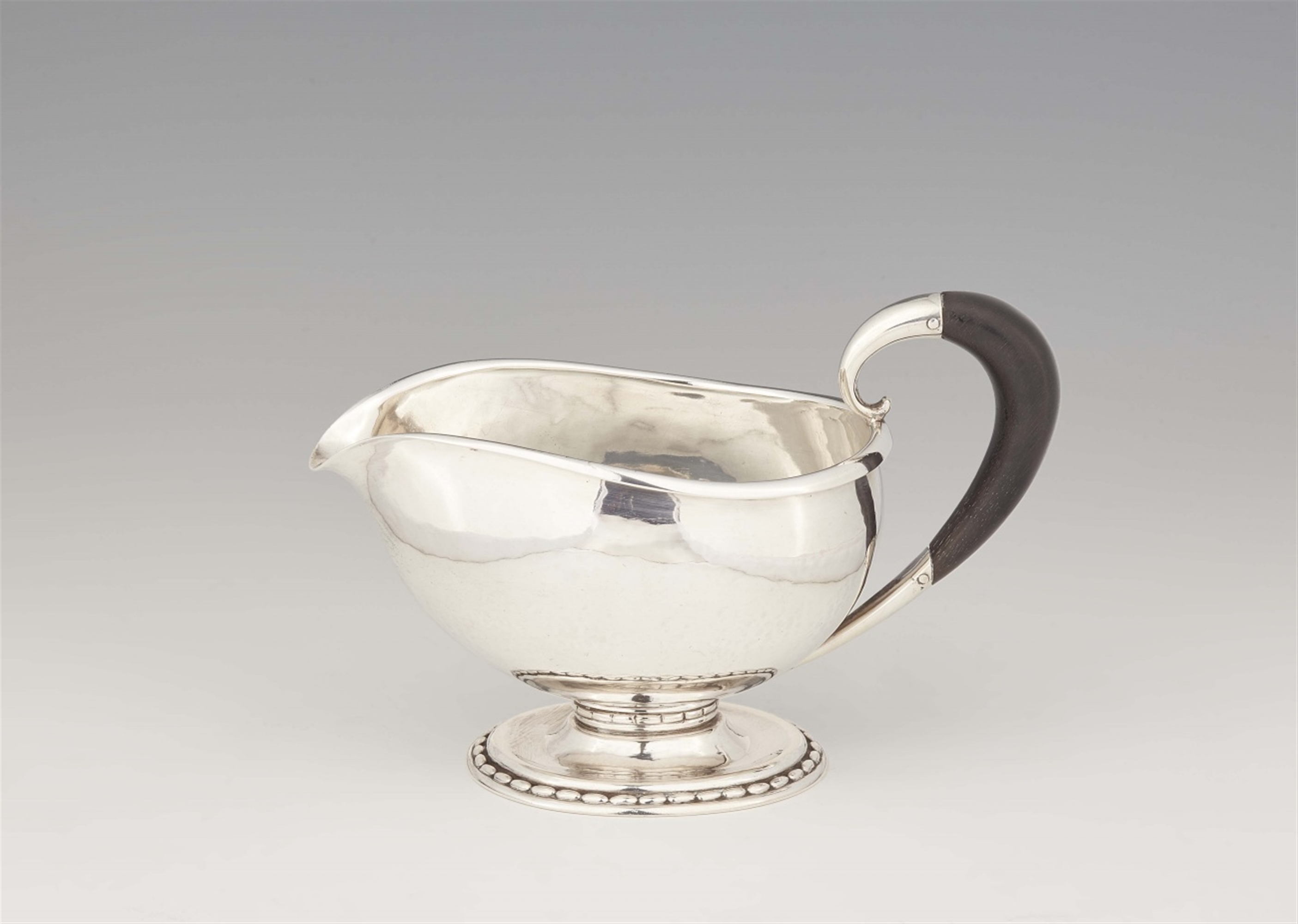 A Copenhagen silver sauce boat by Georg Jensen, model no. 290