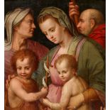 Andrea SguazzellaDie Heilige Familie mit der Heiligen Elisabeth und dem Johannesknaben