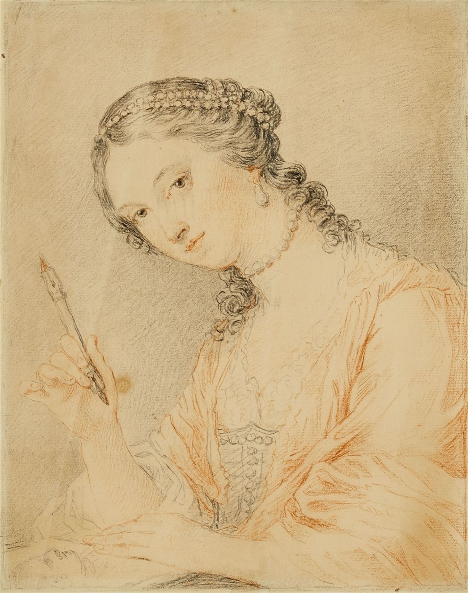 Francesco Bartolozzi<BR>Portrait of an Artist - Angelika Kauffmann