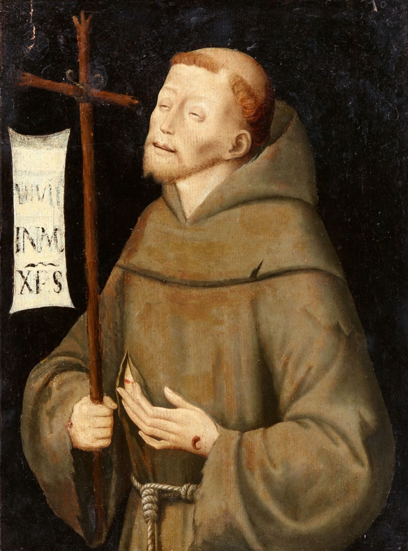 Jan Provost, attributed to<BR>Saint Francis in Ecstasy