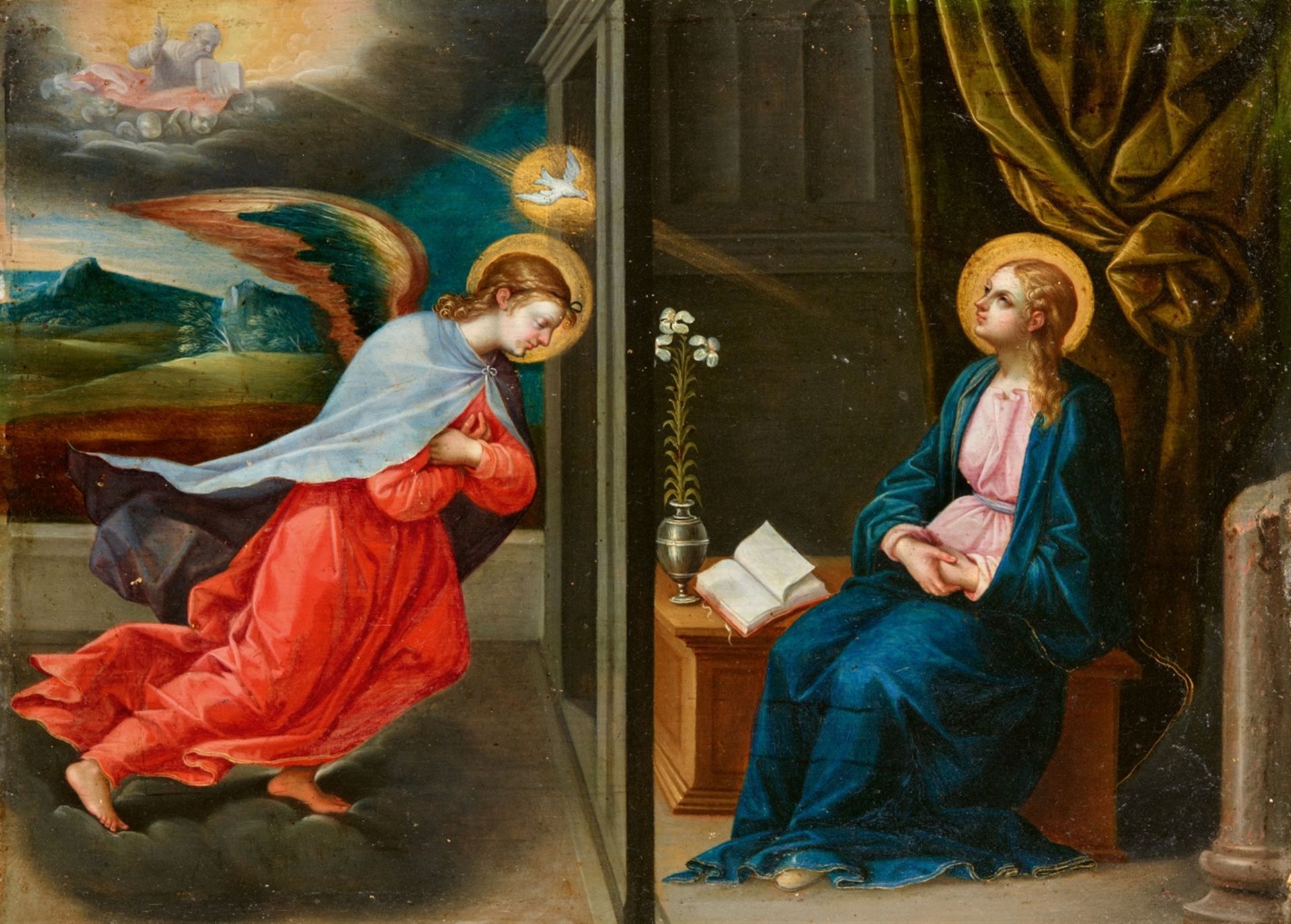 Italo-Flämischer Meister des 16. Jahrhunderts<BR>Verkündigung an Maria