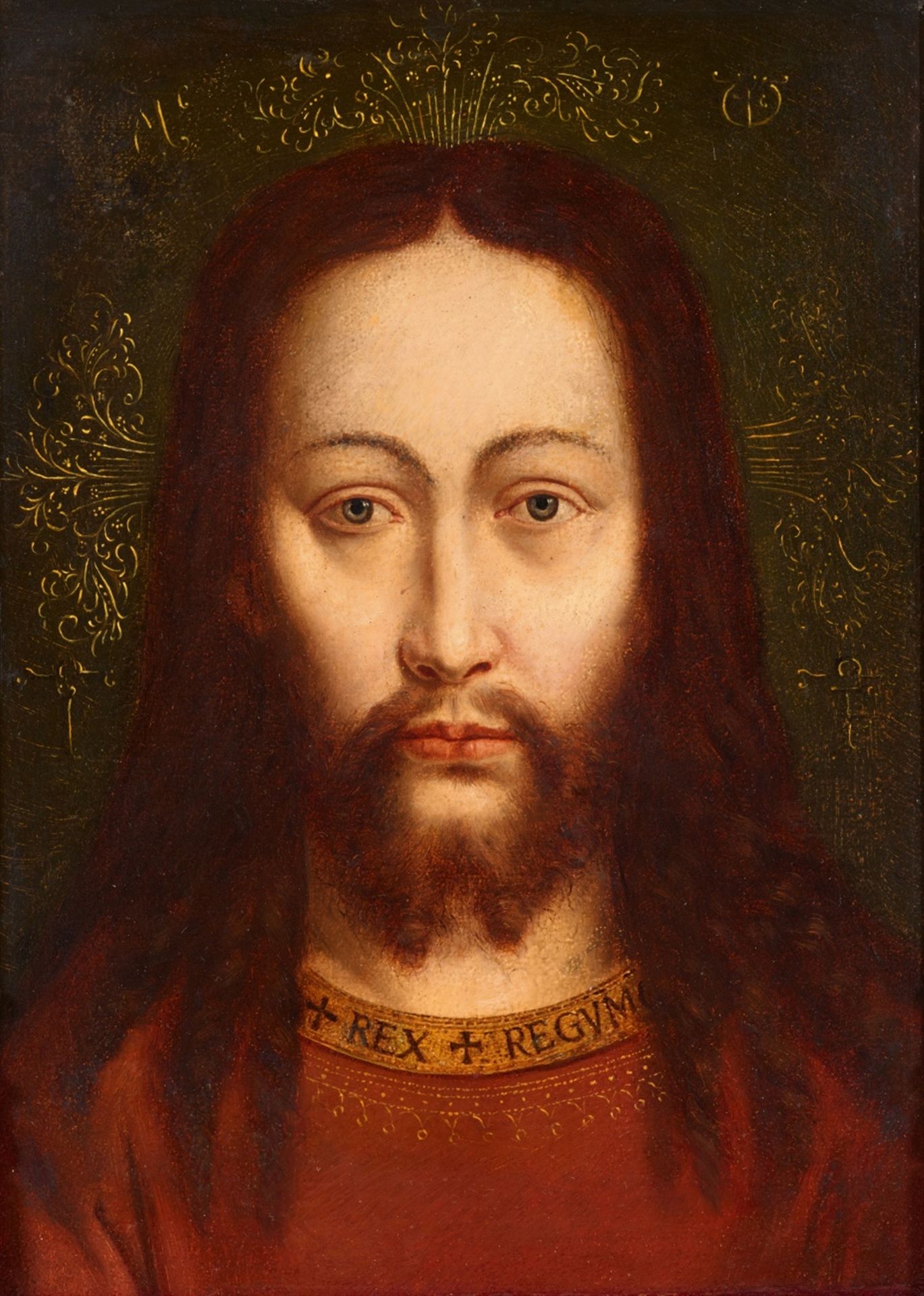 Flemish School 16th century<BR>The Face of Christ