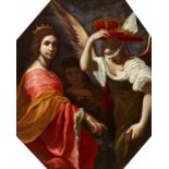 Giovanni MartinelliEine Allegorie der Justitia, die Fortuna zwingt, sich Nemesis zu unterwerfen