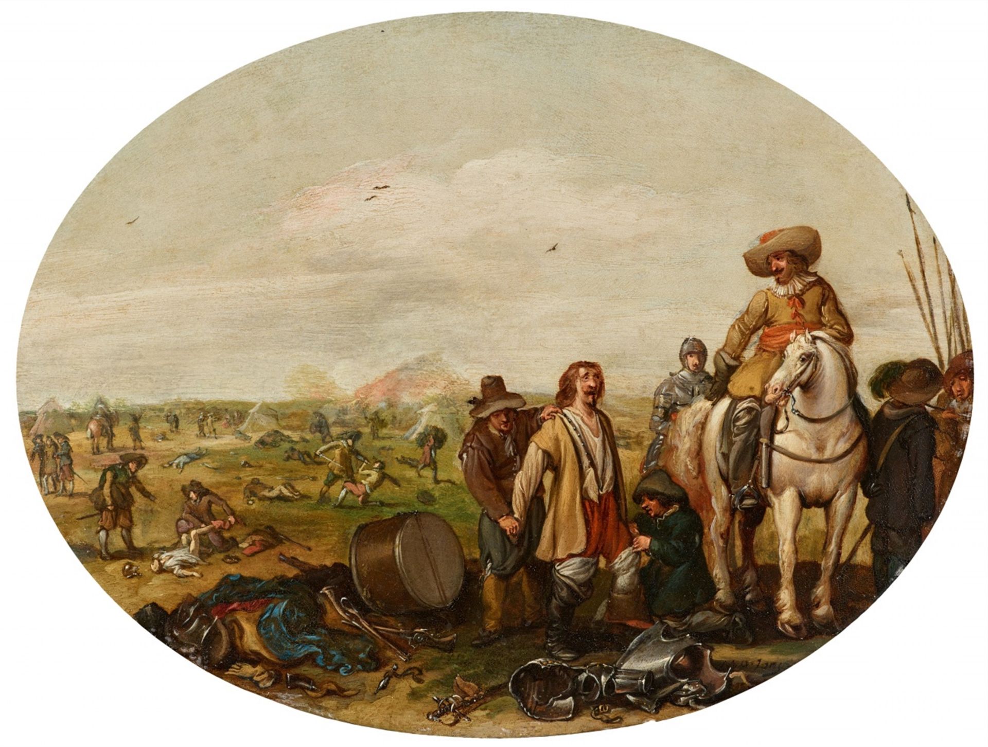 Jan Martszen de Jonge<BR>A Prisoner after the Battle