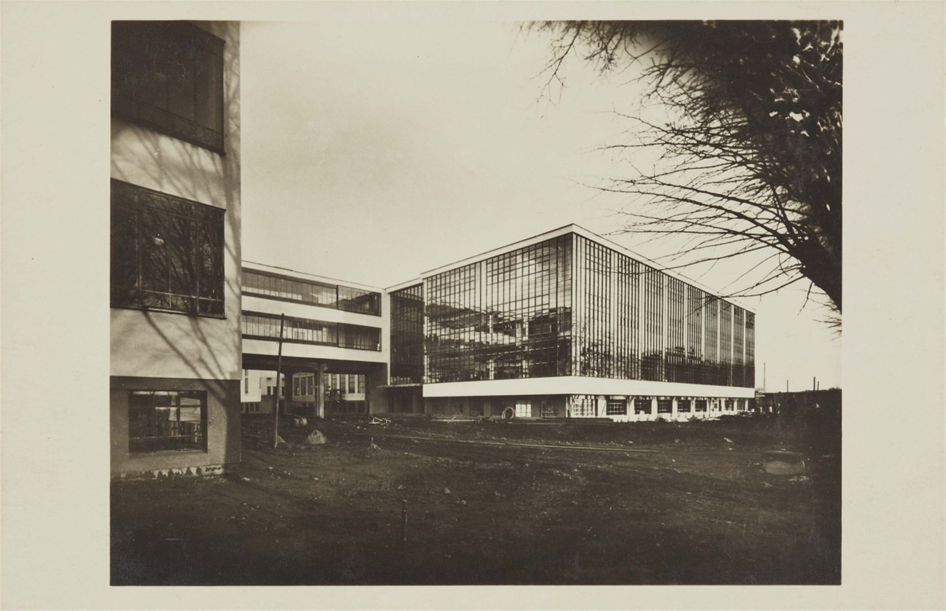 Lucia Moholy<BR>Bauhausneubau, Dessau, Werkstättenbau