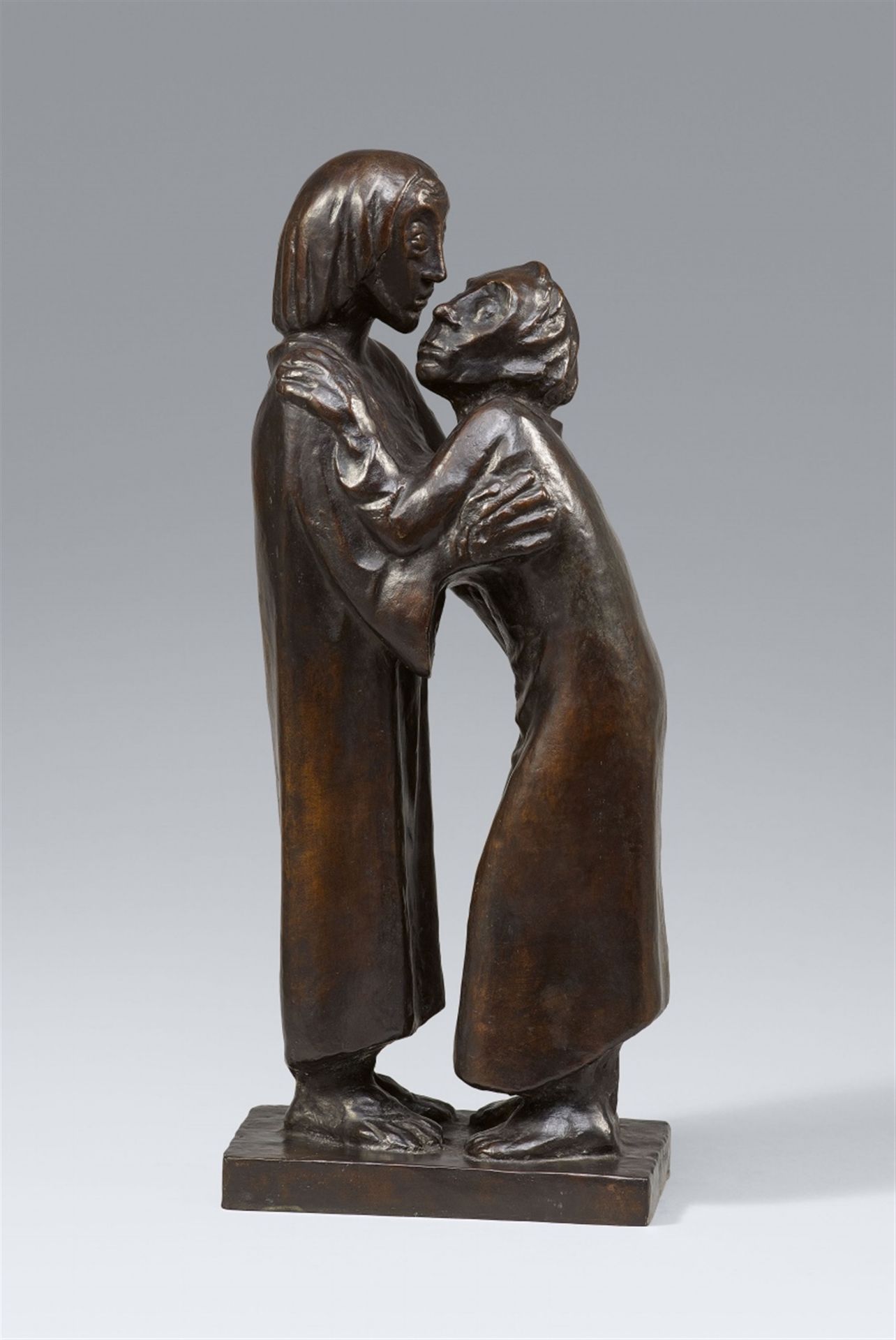 Ernst Barlach<BR>Das Wiedersehen (Thomas und Christus)