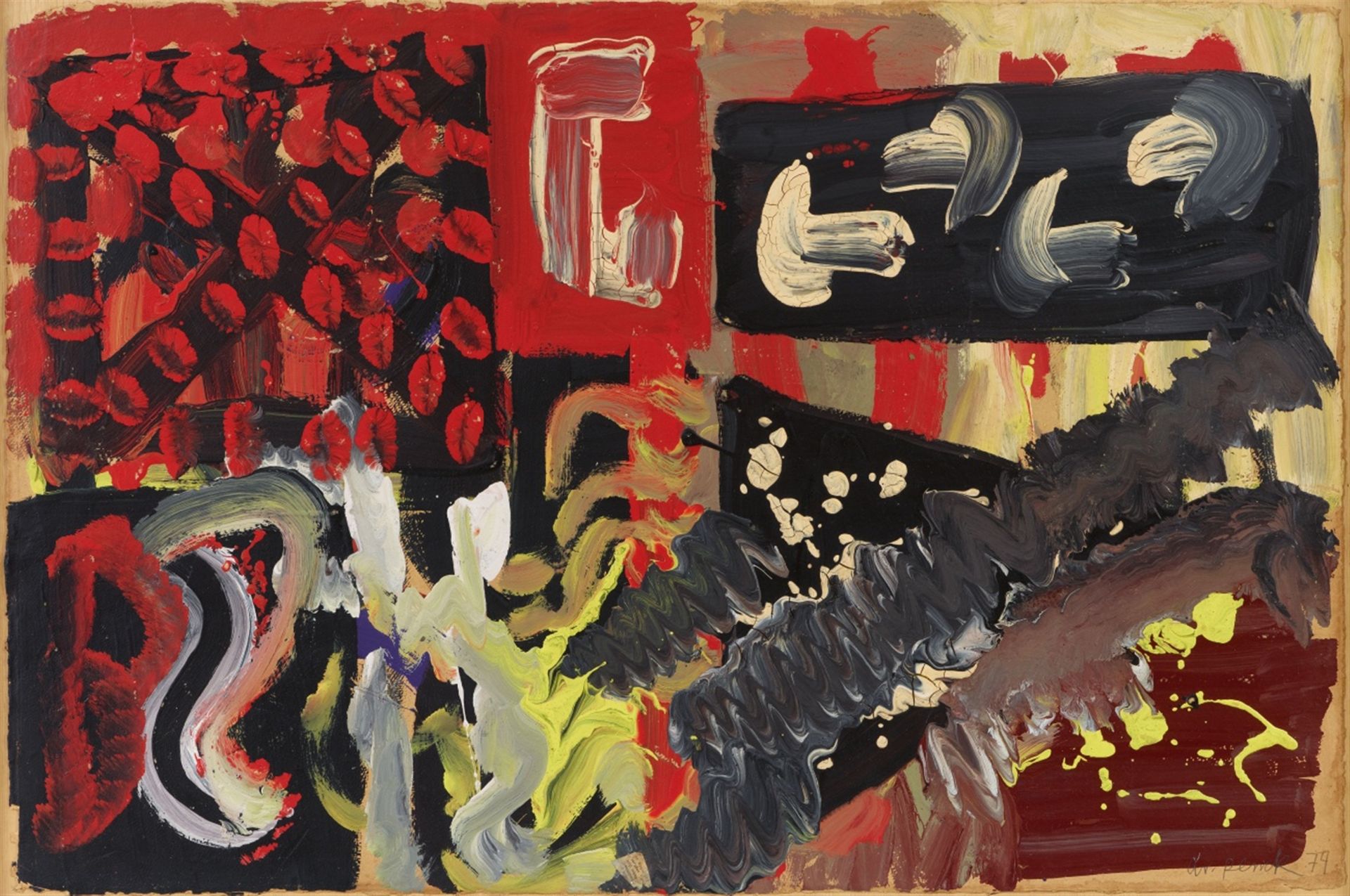 A.R. Penck<BR>Untitled