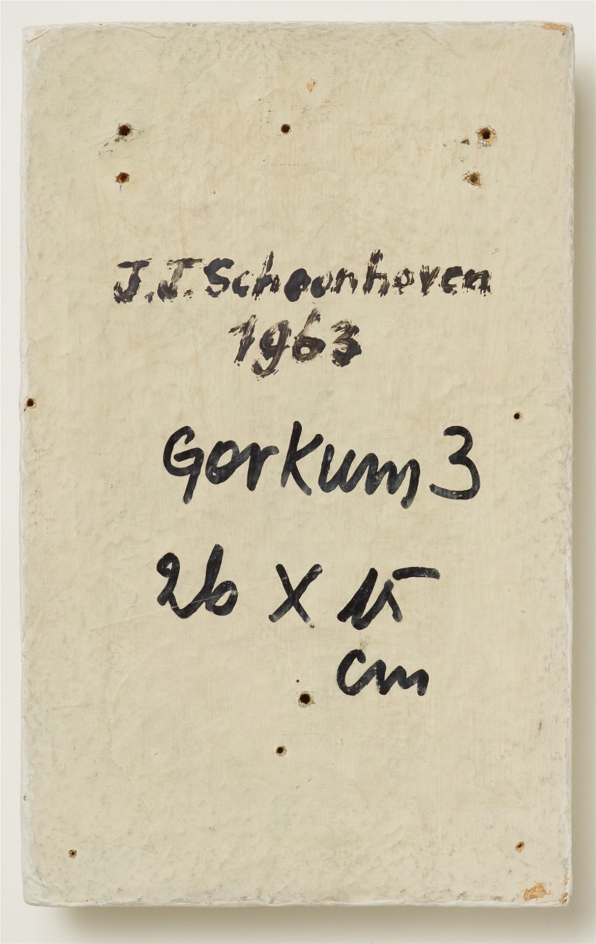 Jan J. SchoonhovenUntitled (Gorkum 3) - Image 2 of 2