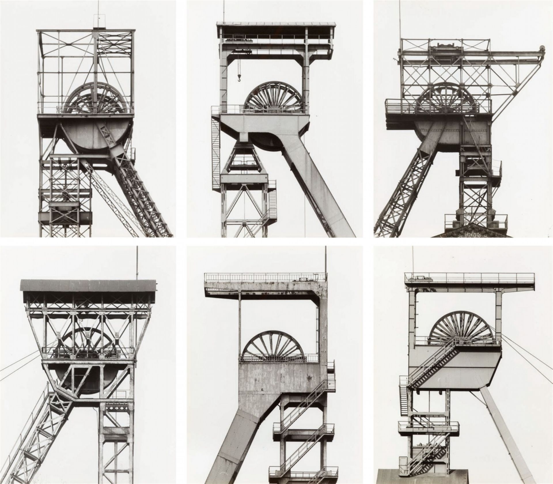 Bernd and Hilla Becher, Hilla Becher, Bernd Becher<BR>Winding towers