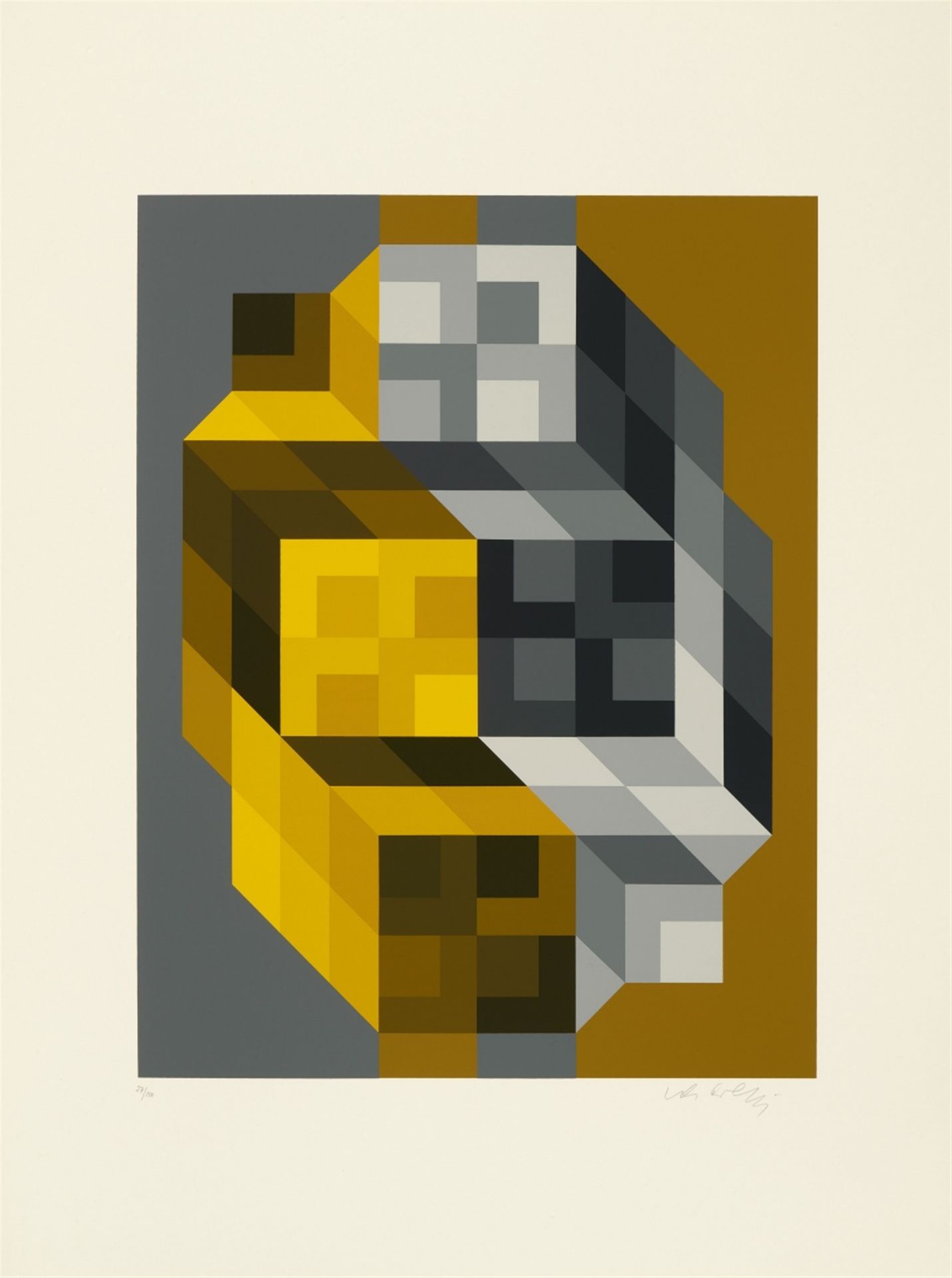 Günter Fruhtrunk, Almir da Silva Mavignier, Victor Vasarely, Max Ernst, Josef Albers, Christo, Raimu - Bild 2 aus 5