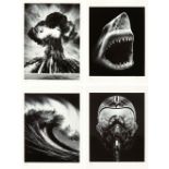 Robert LongoRussian bomb/Semipalatinsk; Spanish blood/Lion's gate; Ohne Titel (Shark 5); Ohne Ti