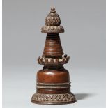 Stupa. Kupfer. Tibet. 18. Jh. oder früher