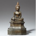 Buddha Shakyamuni. Bronze. Laos. 16./17. Jh.
