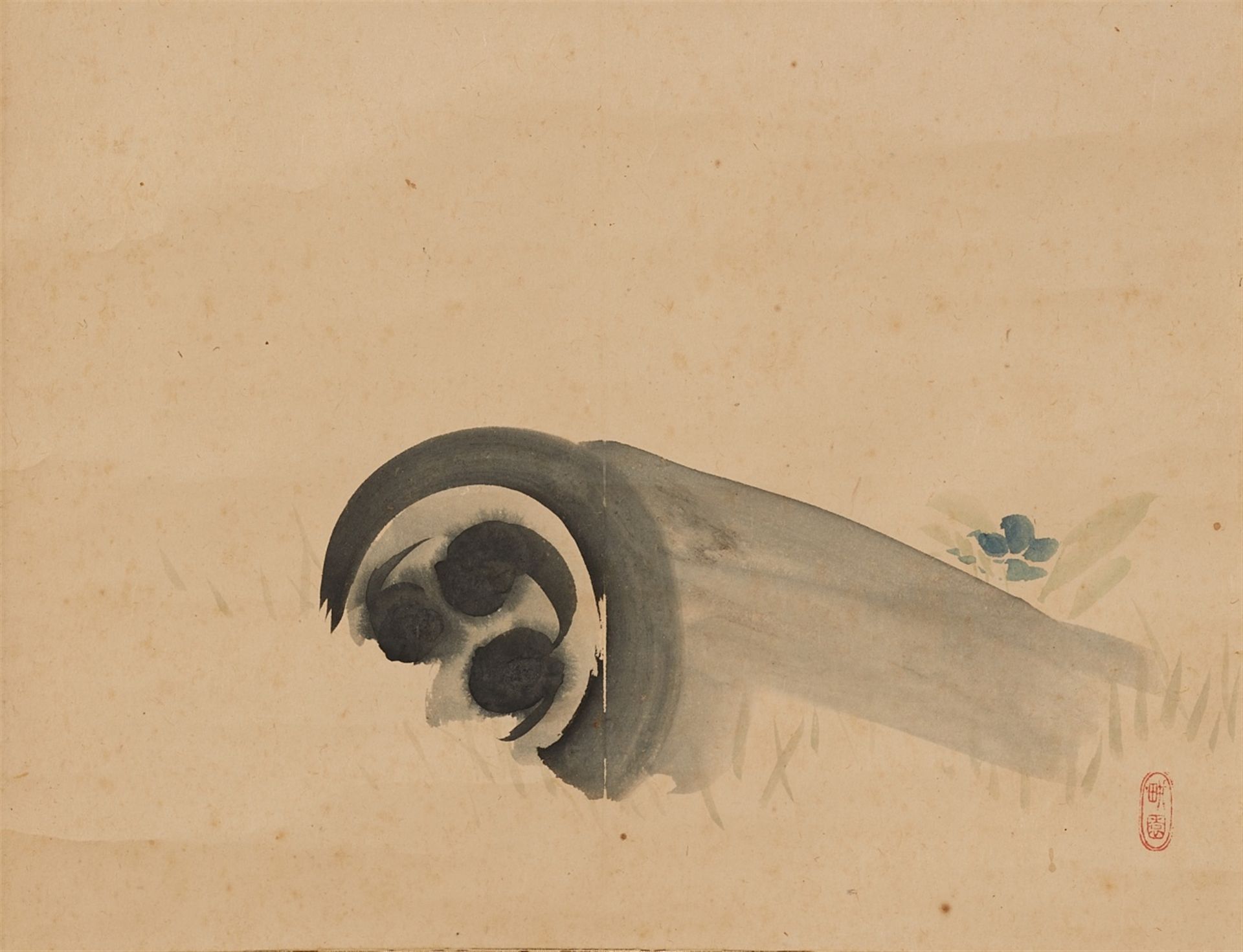 <BR>Niwayama Koen (1870-1942) und unidentifizierter Maler