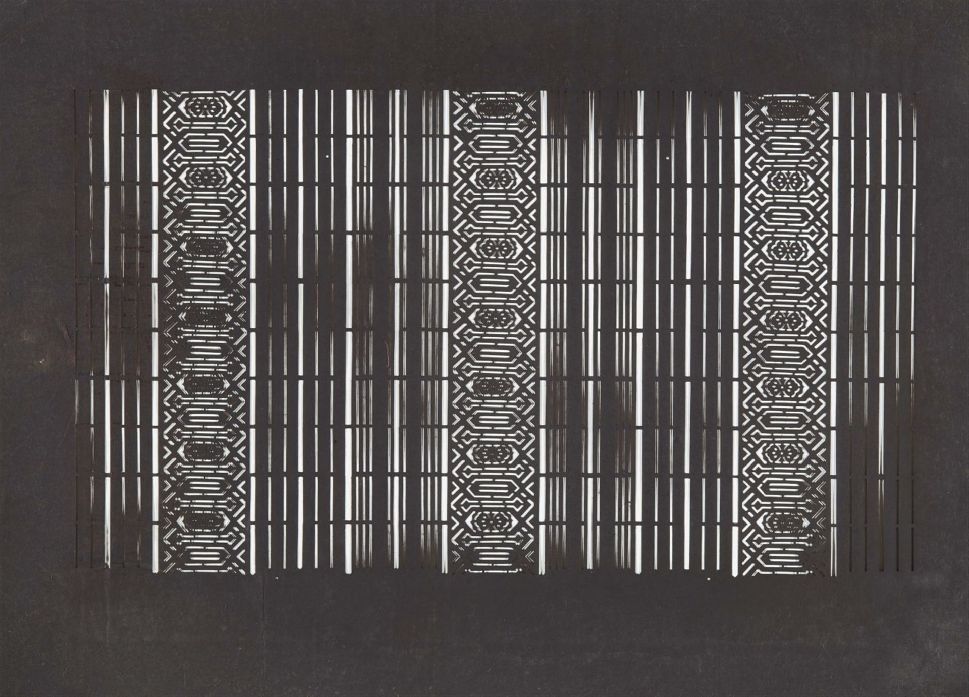 61 Musterschablonen (katakami). Spätes 19./frühes 20. Jh. - Bild 4 aus 5