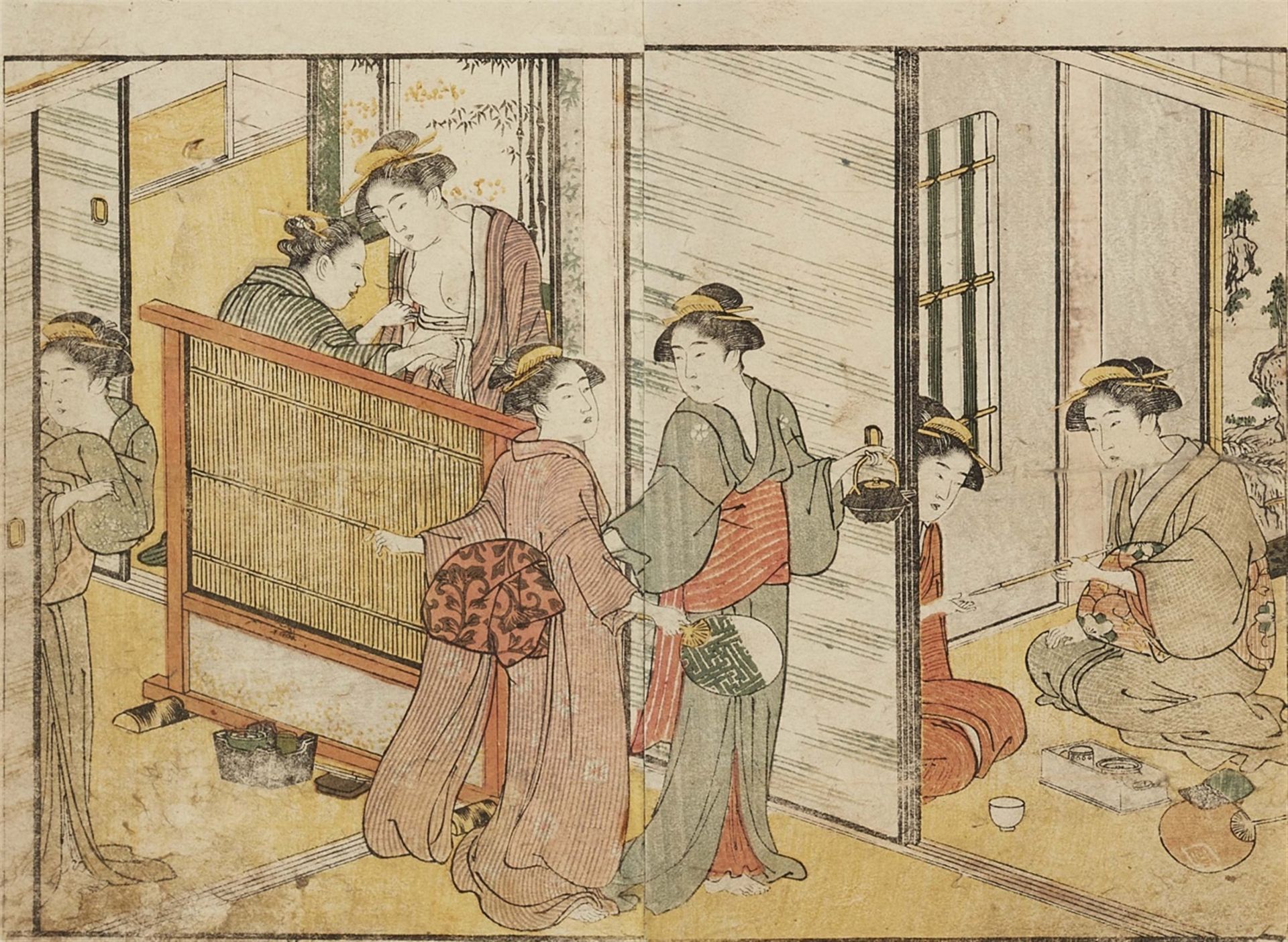 Kitagawa Utamaro<BR>Kitagawa Utamaro (early 1750s–1806) and others - Bild 4 aus 5