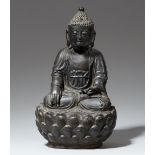 Buddha Shakyamuni. Bronze. Ming-Zeit