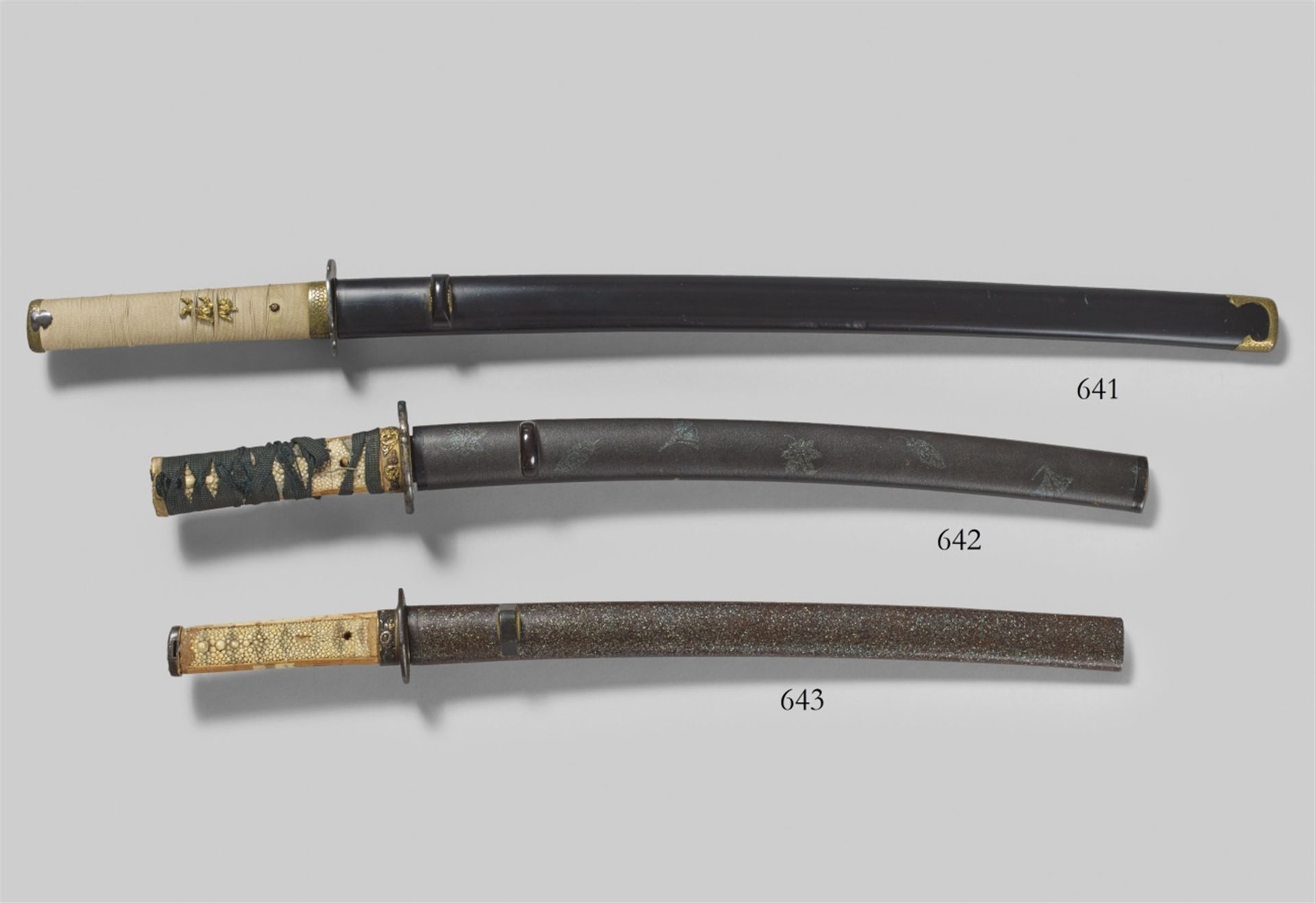 Wakizashi, Edo-Zeit.