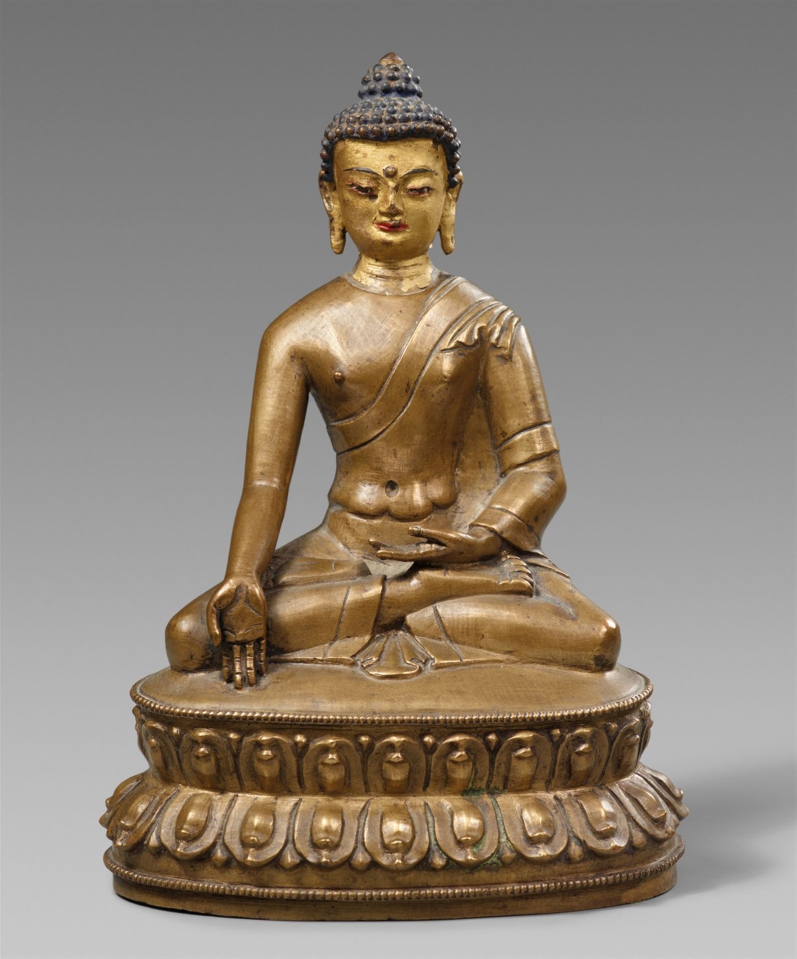 Buddha Ratnasambhava. Bronze. Tibet. 18. Jh.