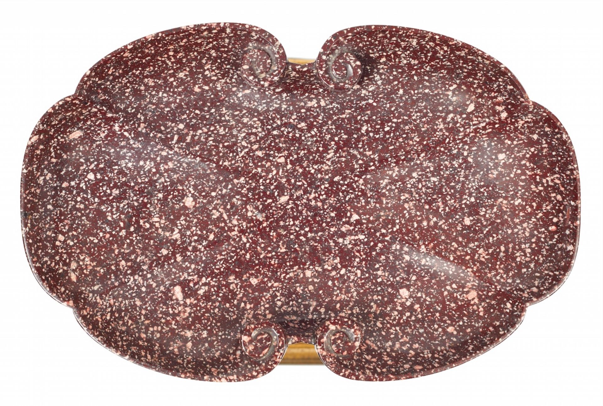 A porphyry milieu de table - Image 2 of 2